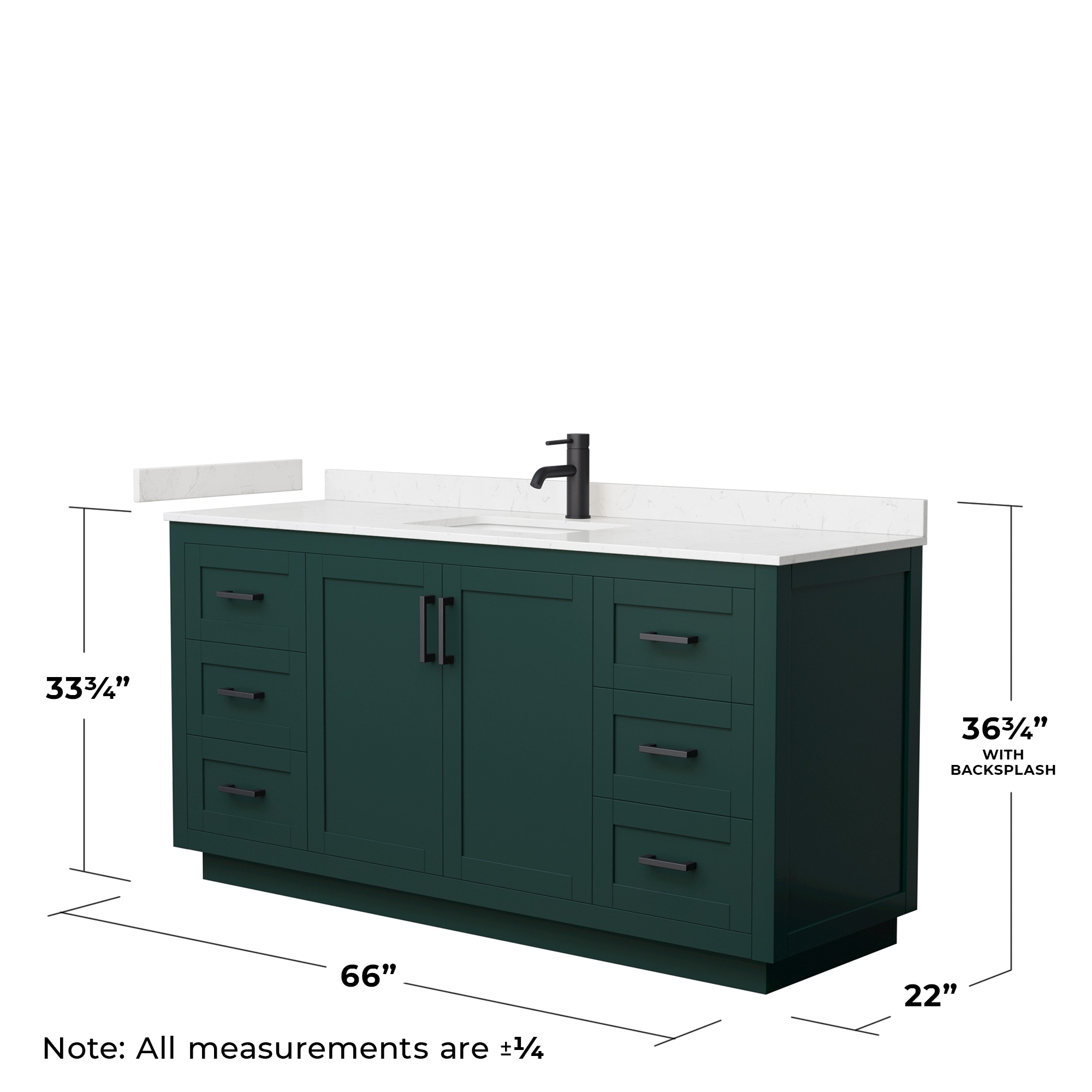 Wyndham Collection WCF292966SGKC2UNSMXX Bath-Vanity-Combo - View #5