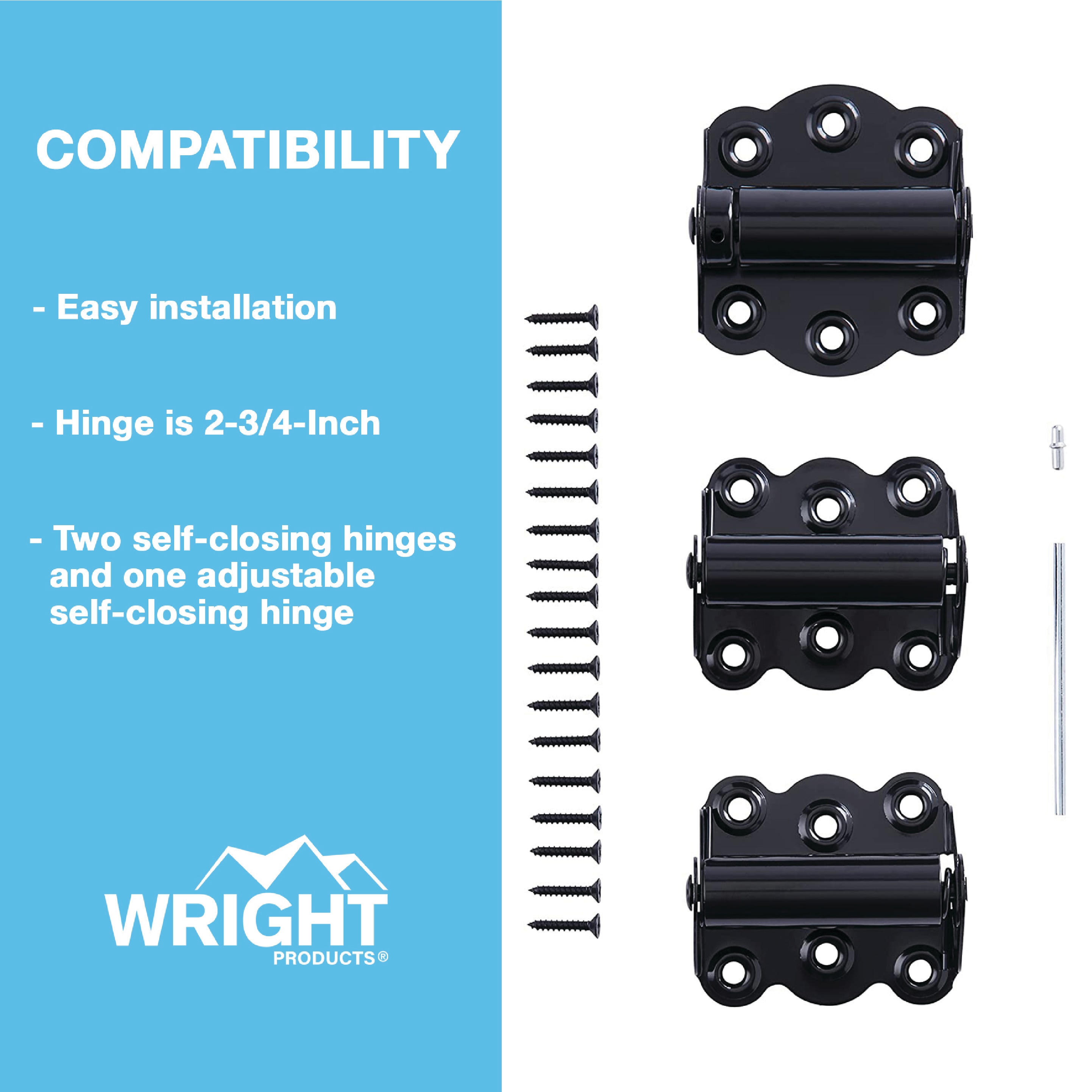 WRIGHT PRODUCTS V226BL Screen-Storm-Door-Hinges - View #7
