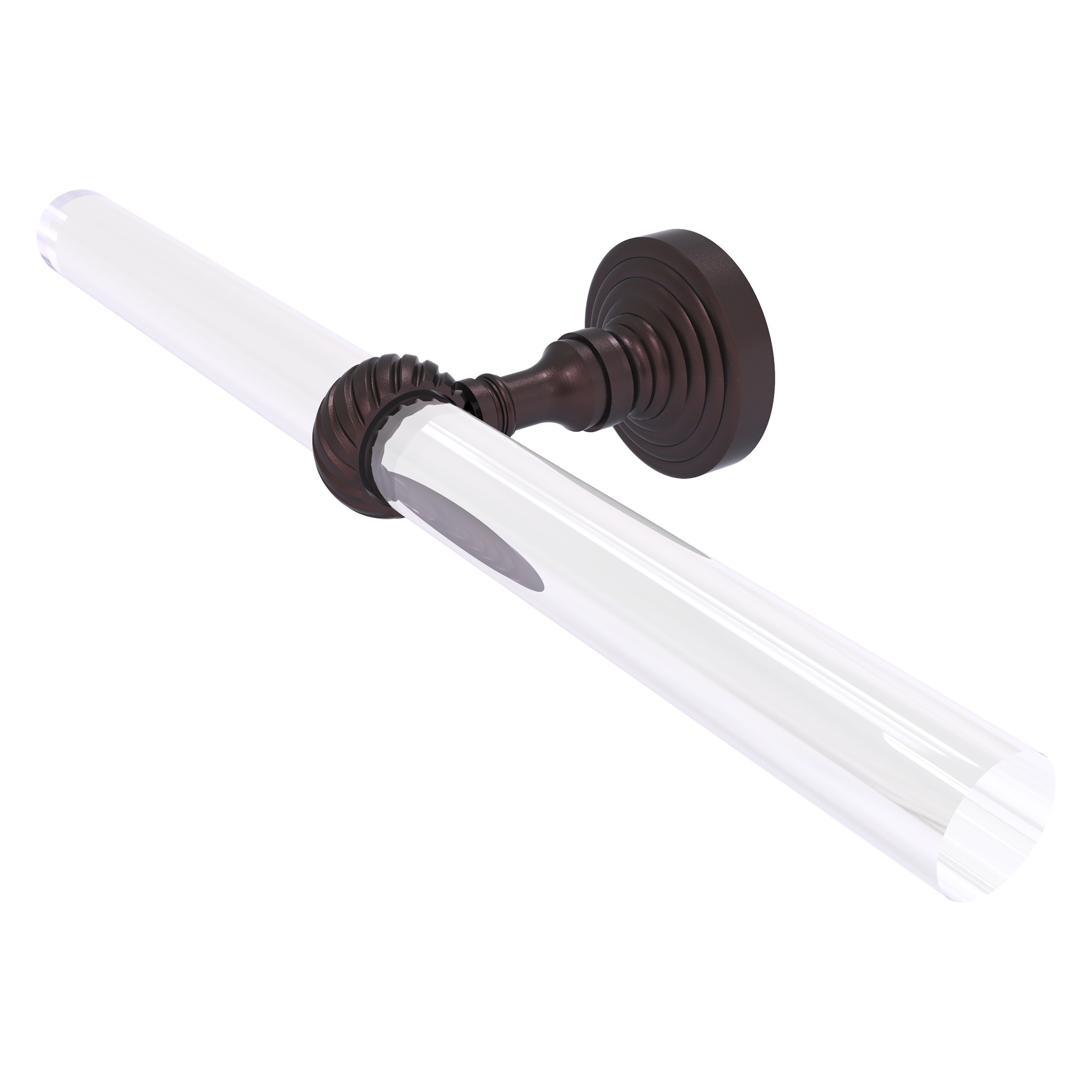 Allied Brass PG-HTBT-2-ABZ Pacific Grove 15-in double Antique Bronze Wall mount Double Towel Bar