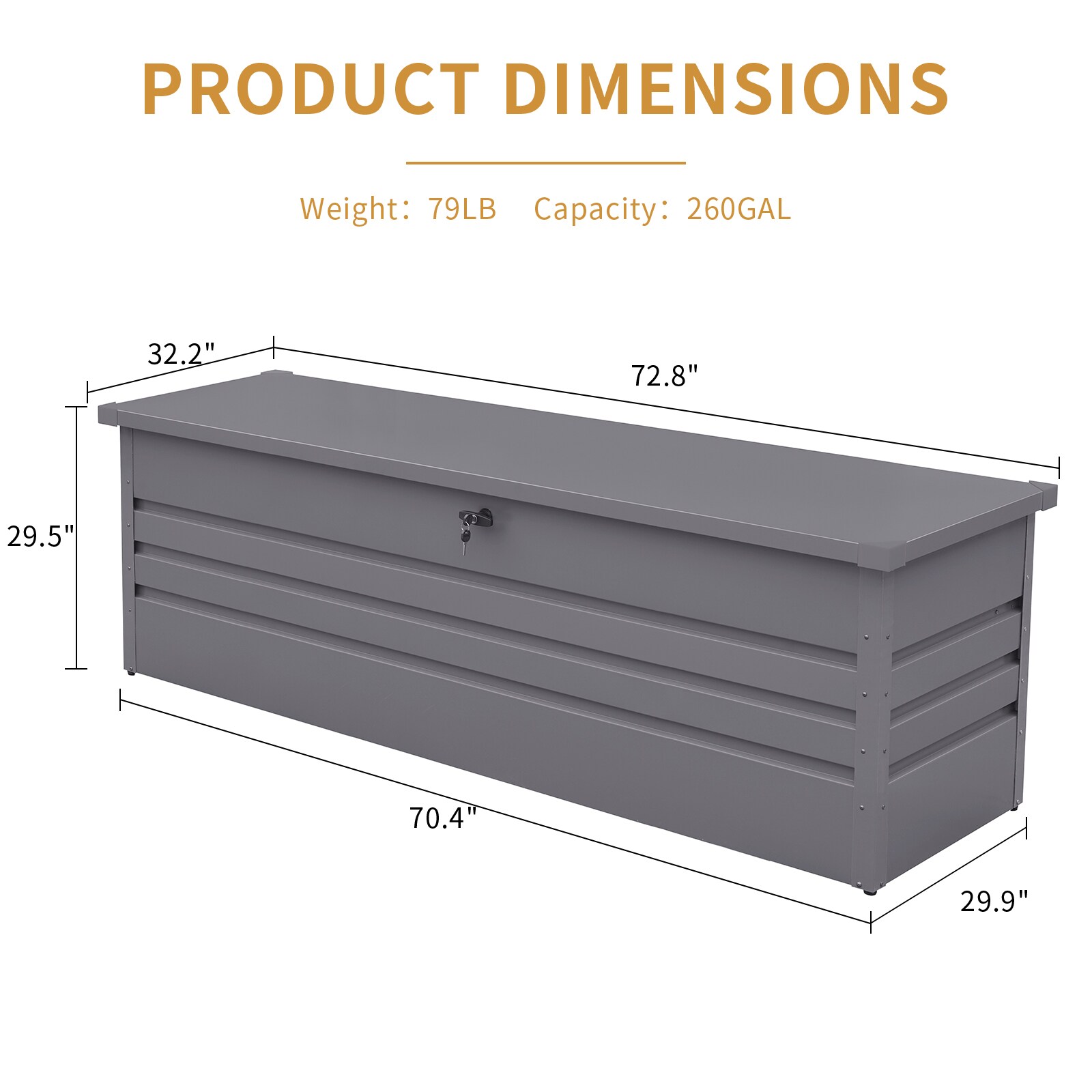 Wooakway FXLS0608-604C25 Deck-Boxes - View #3