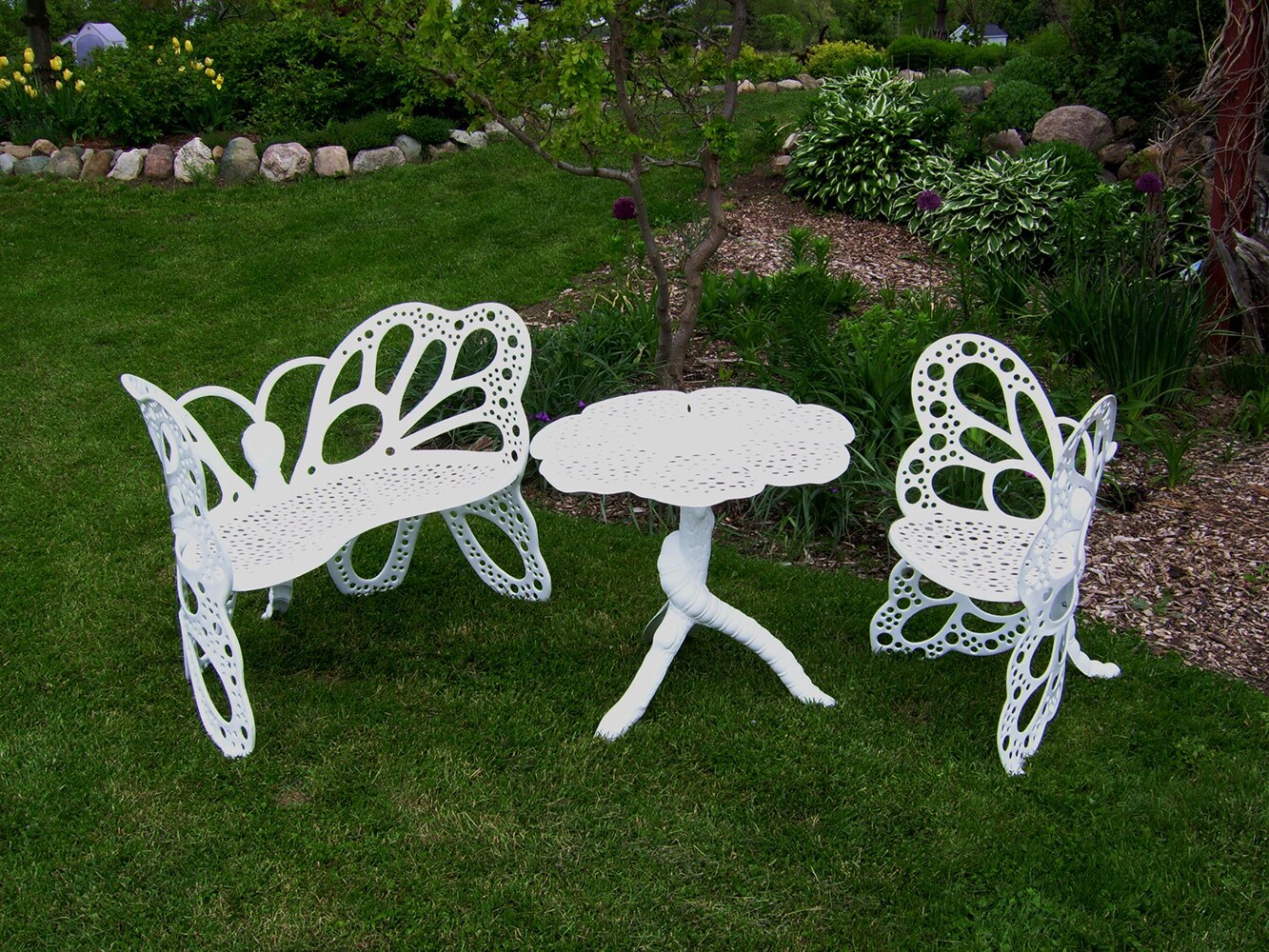 Flowerhouse FHBFSET3-W Patio-Conversation-Sets - View #3