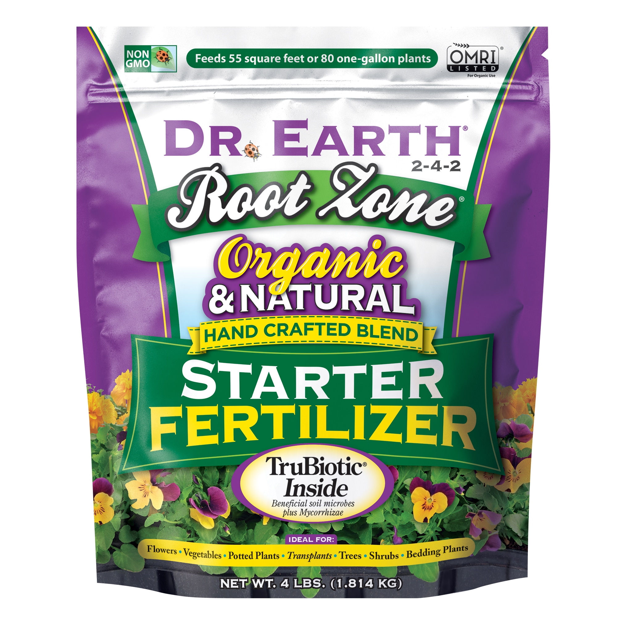 Dr. Earth 701P Root zone 4-lb Organic Natural All-purpose Food