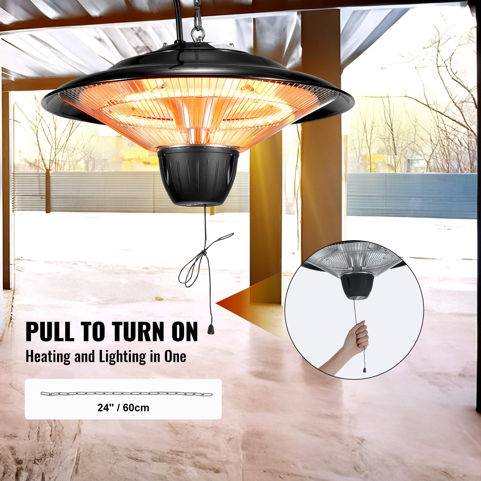VEVOR HWXJRQSXXG42ZRSYMV1 Portable-Electric-Heat - View #10
