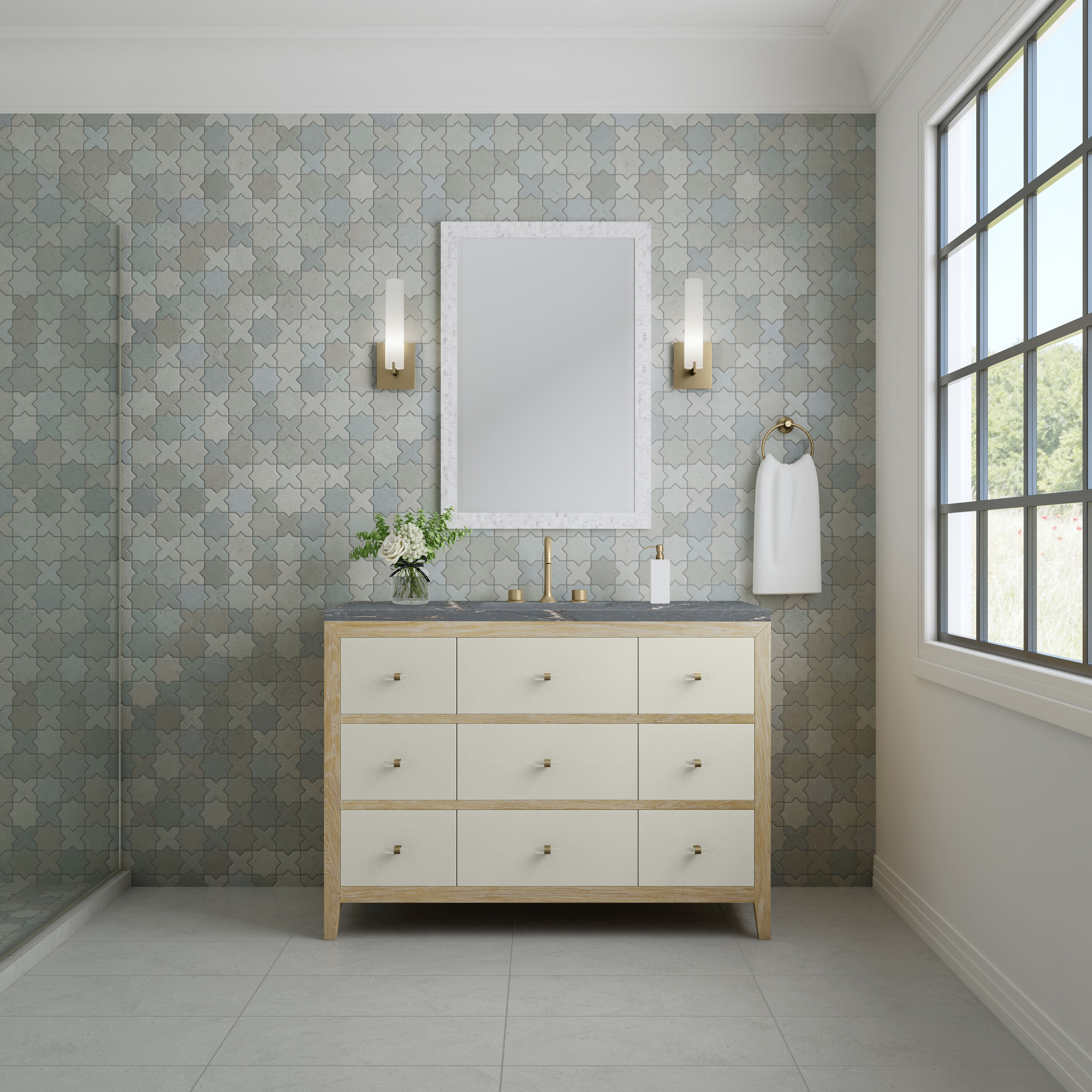James Martin Vanities D604-V48-SHG-FPBL Bath-Vanity-Combo - View #5