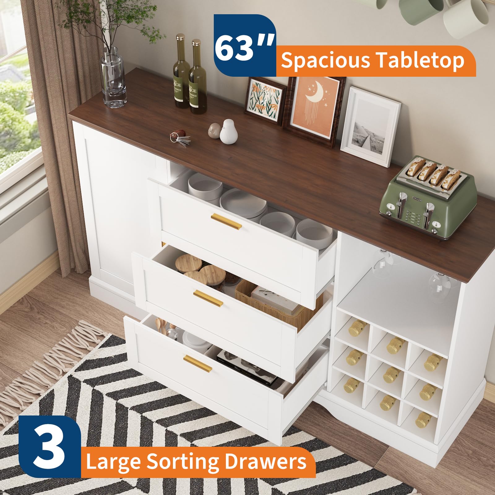 IdealHouse CMC-E38B-5ZQACXXF4HP Dining-Kitchen-Storarge - View #3