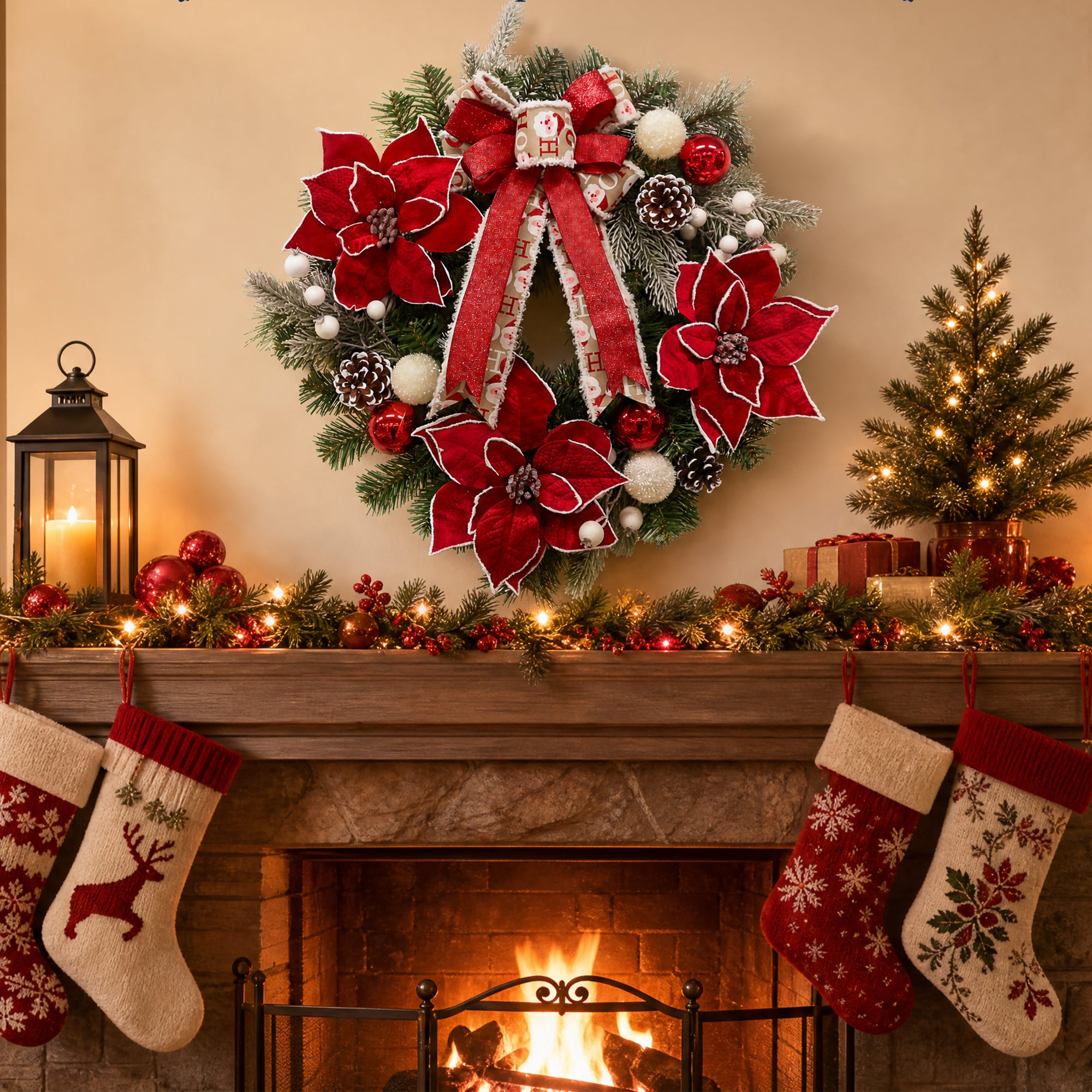 Garvee BPL-4QXTWHRM9WOW Artificial-Christmas-Wreaths - View #4