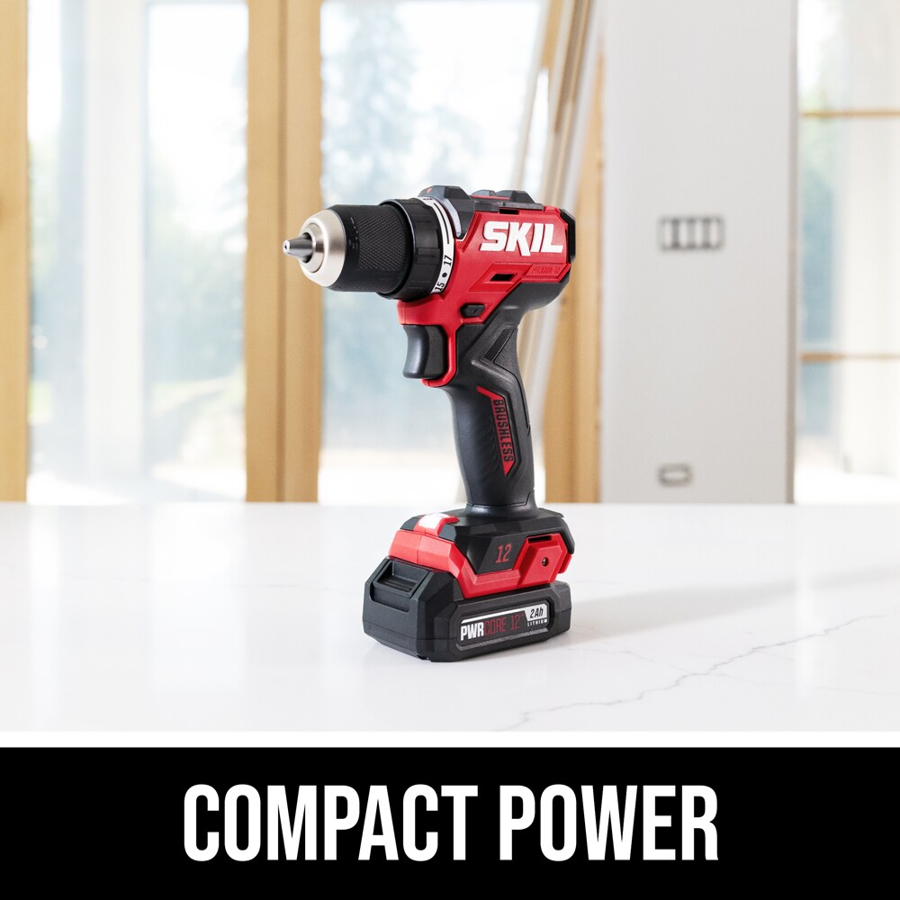 SKIL 12-volt 5-Tool Brushless Power Tool Combo Kit (2-Batteries Included and Charger Included)