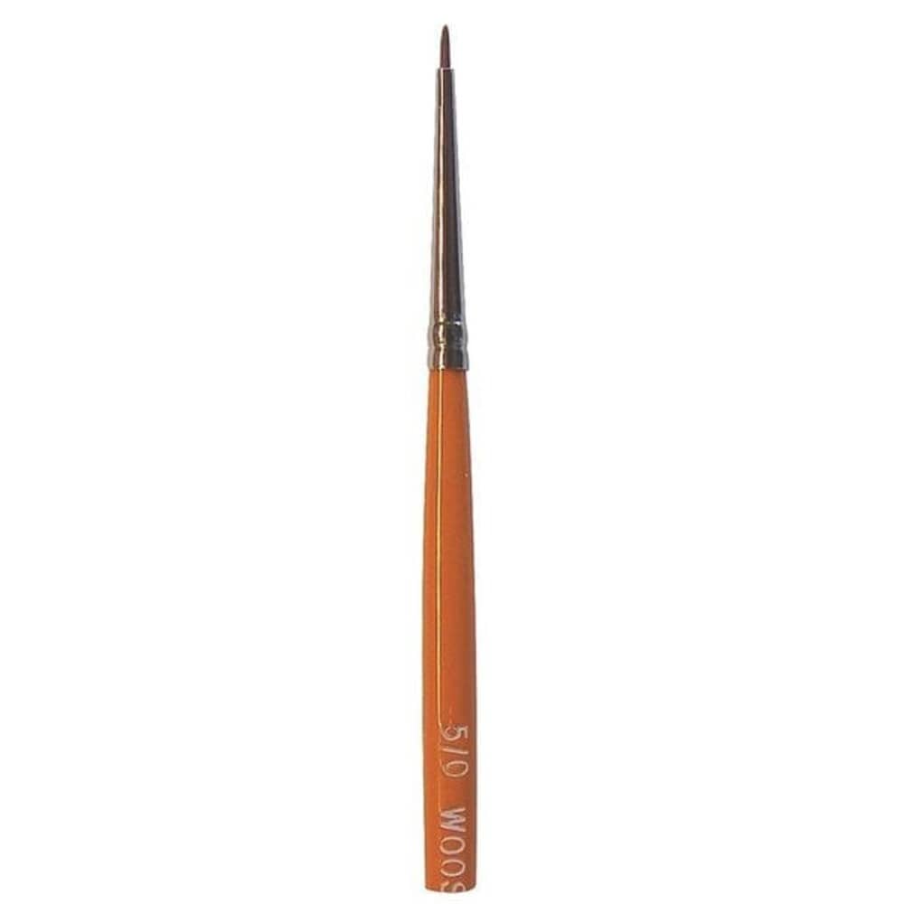 Wooster  #5/0 Artist Soft Red Sable Bristle Paint Brush Wood Handle F1623-5/0
