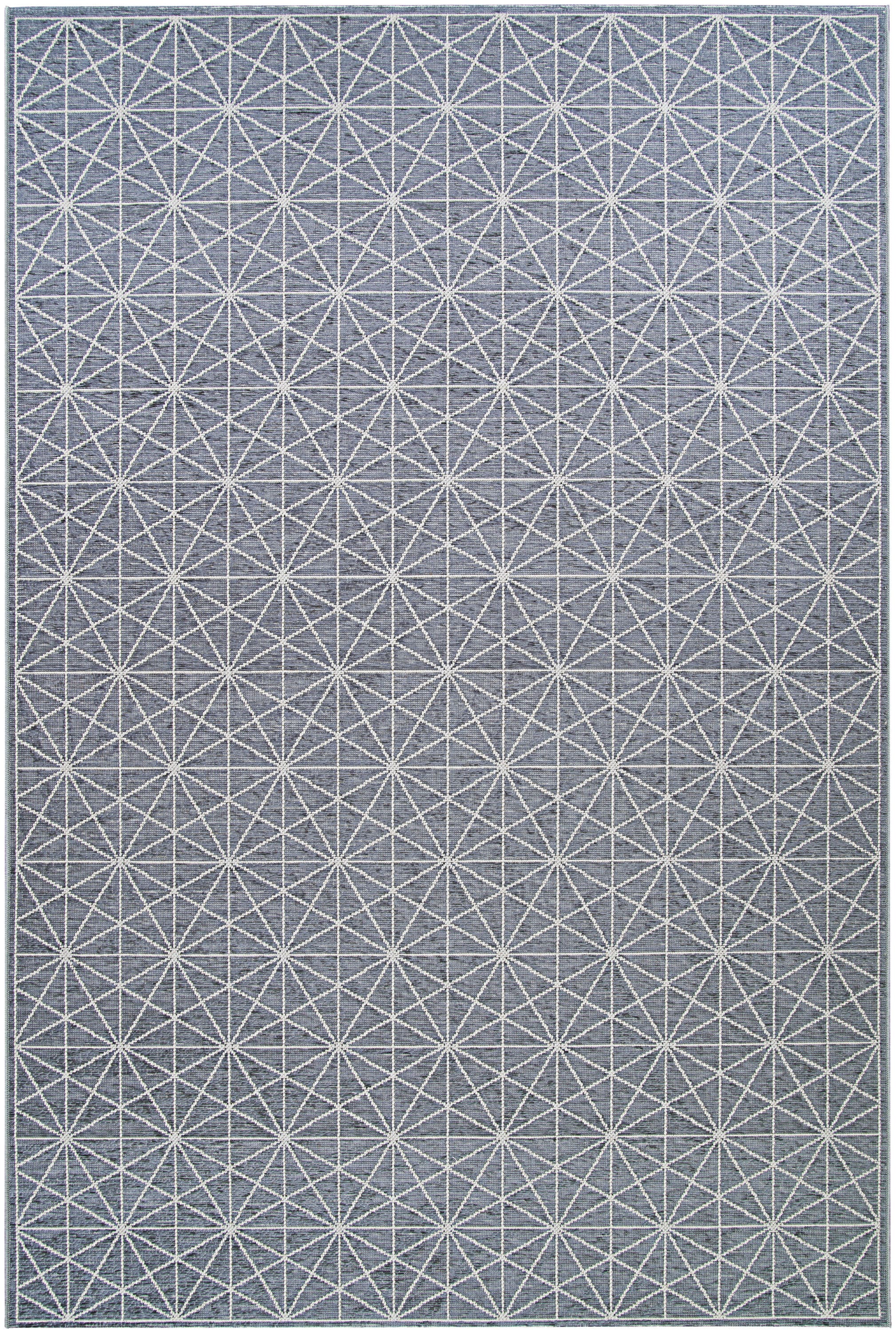 Couristan 89450818026076U Timber 2 x 7 (ft) Polypropylene Charcoal Rectangular Indoor/Outdoor Geometric Runner rug