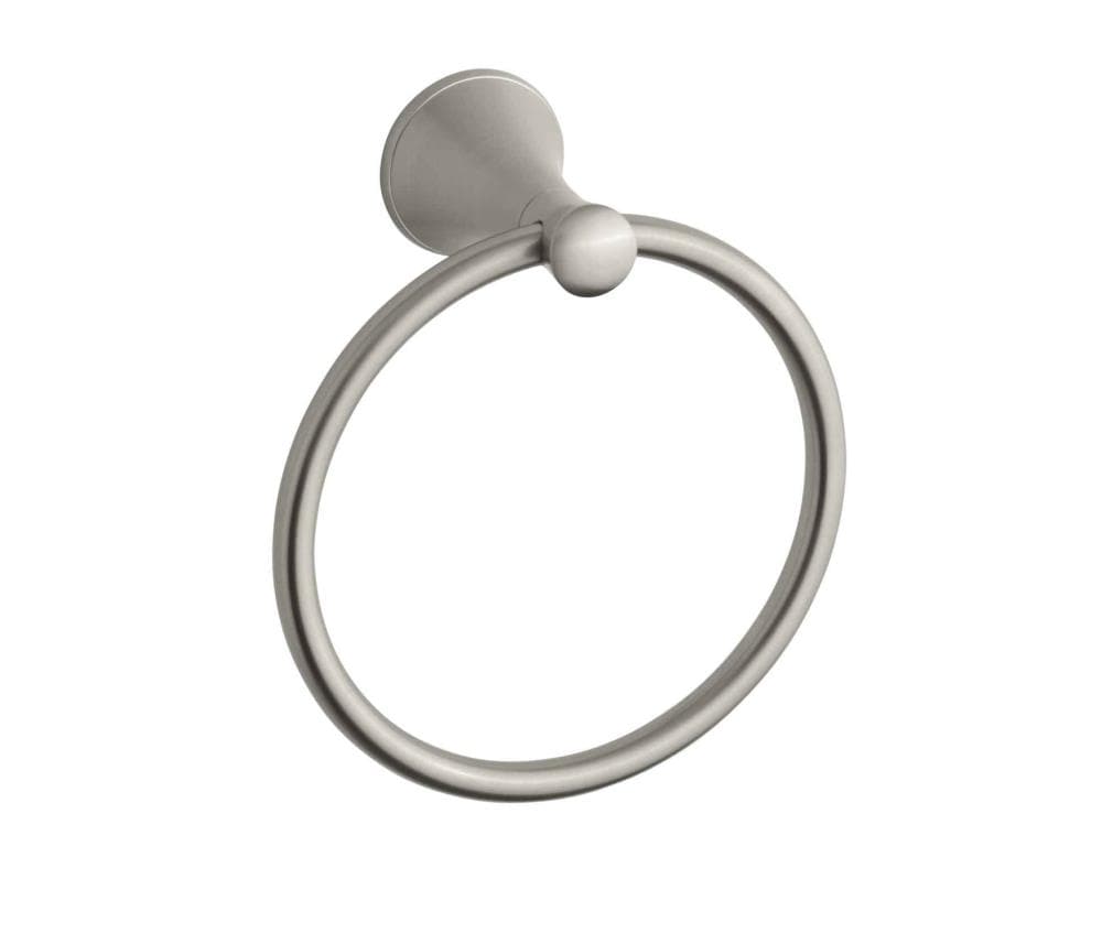 KOHLER 13435-BN Coralais Vibrant brushed nickel Wall mount Single Towel Ring