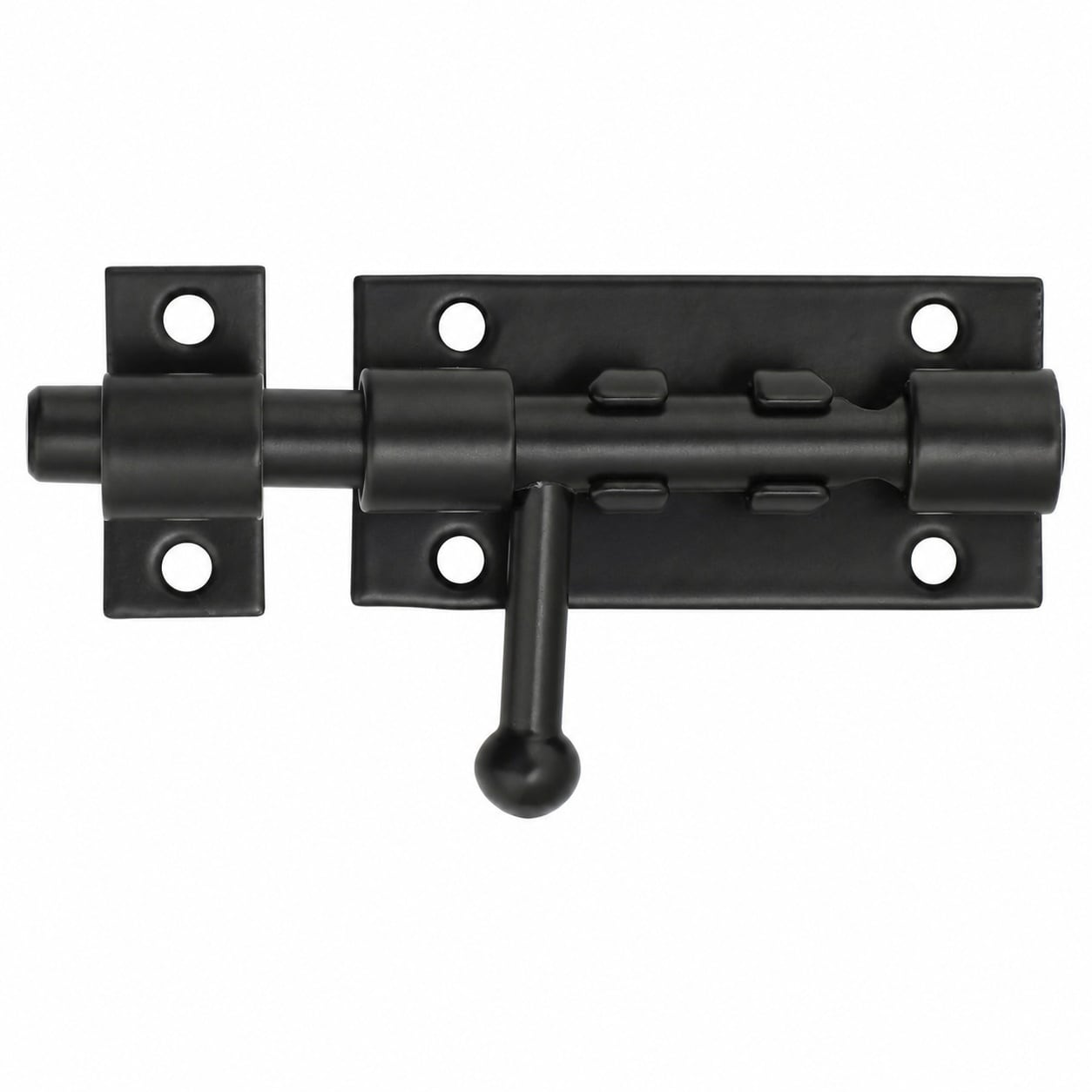 Misopily  6 Inch Stainless Steel Gate Latch Slide Bolt Set with Padlock Hole Lock for Outdoor Fence Shed Door Barrel Bolt Secure Gate Hardware