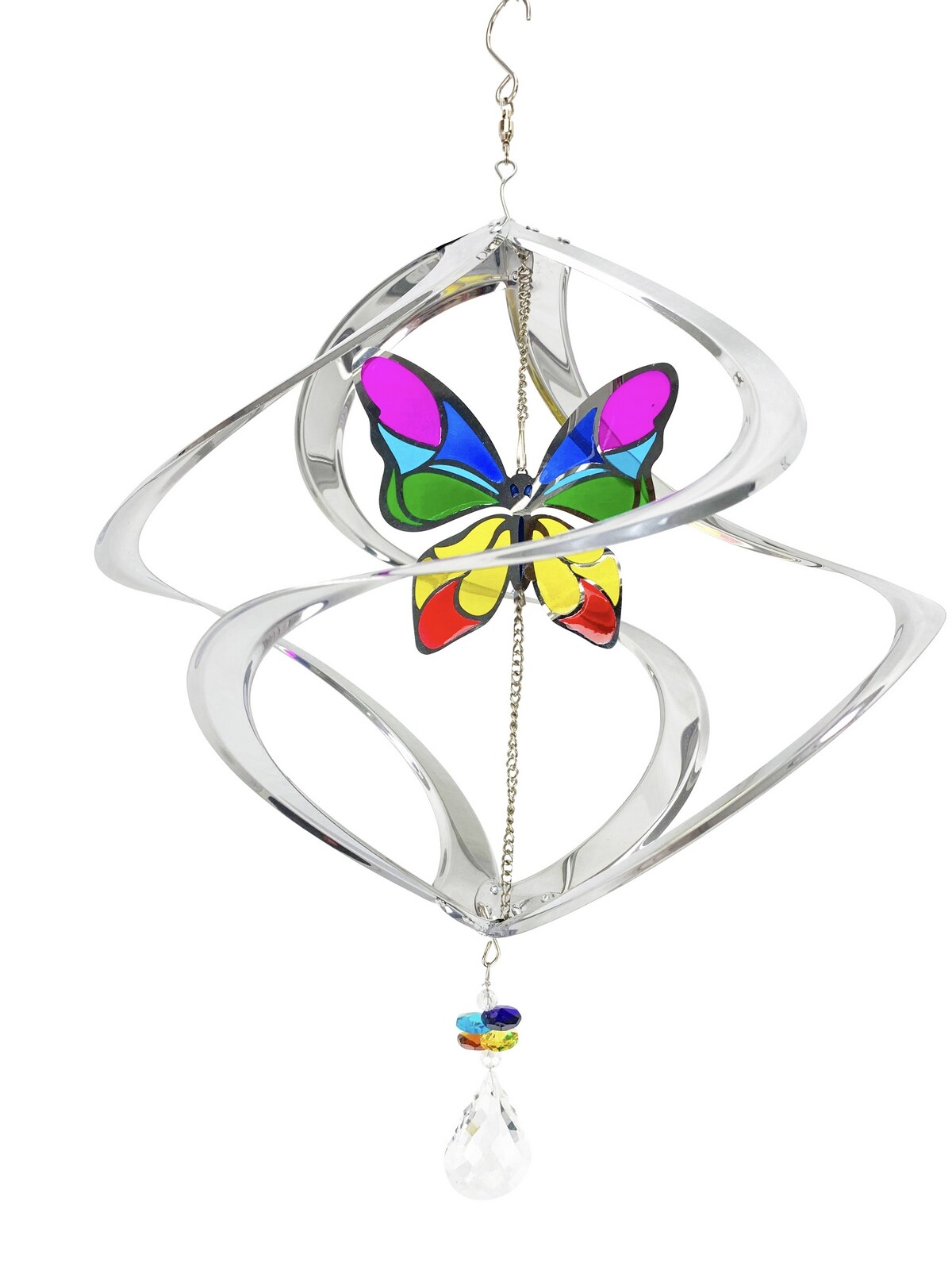 RCS Gifts 31032 Wind Spinners Powder coated Steel Wind Spinner