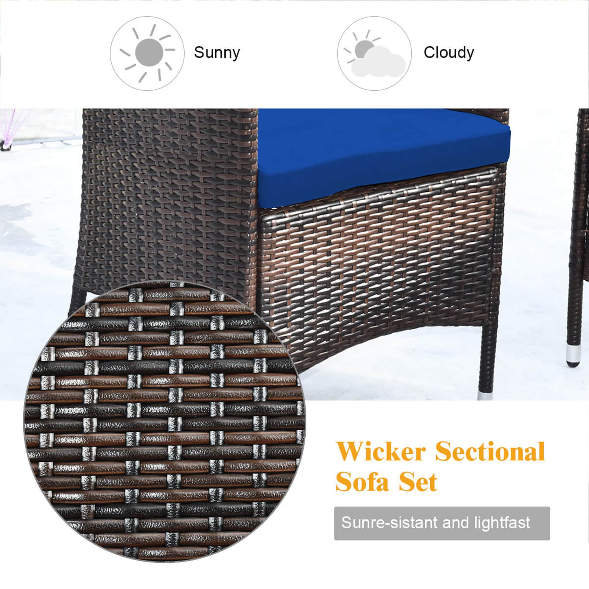 WELLFOR OUJ67772NY Patio-Conversation-Sets - View #3