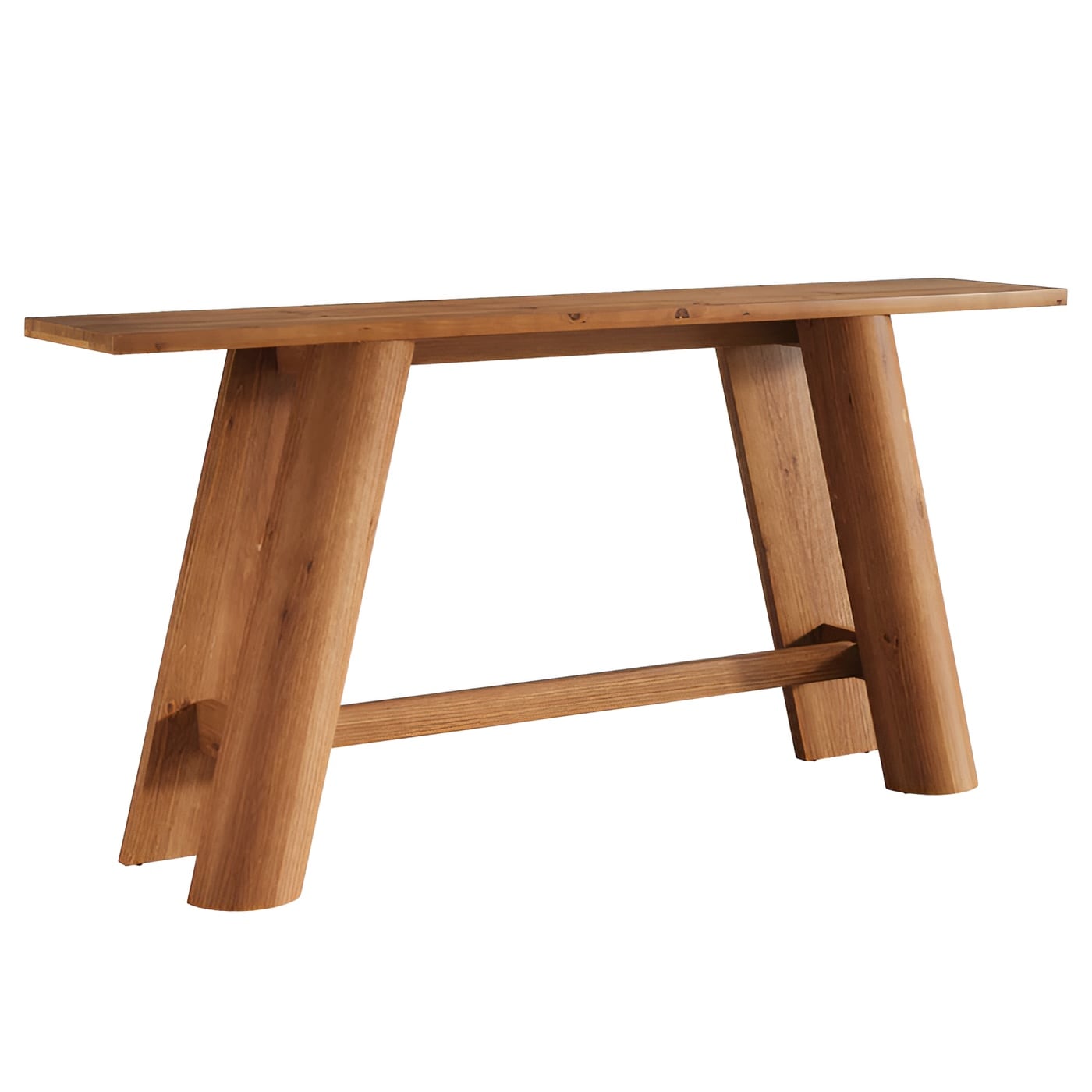 Slickblue Rustic Solid Wood Console Table with Multipurpose Use (70.8 Inch) Brown Wood Console Table for Entryway and Living Room