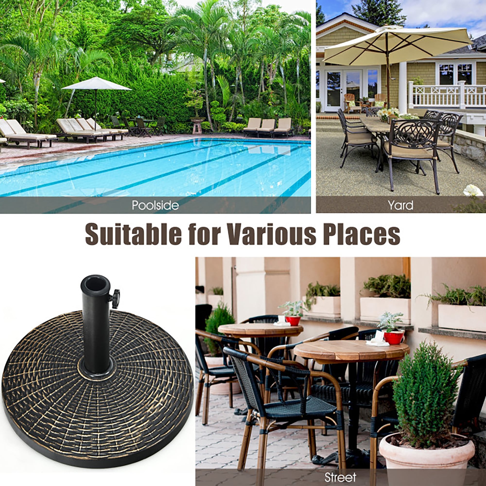 CASAINC EDWF22003 Umbrella-Bases - View #9