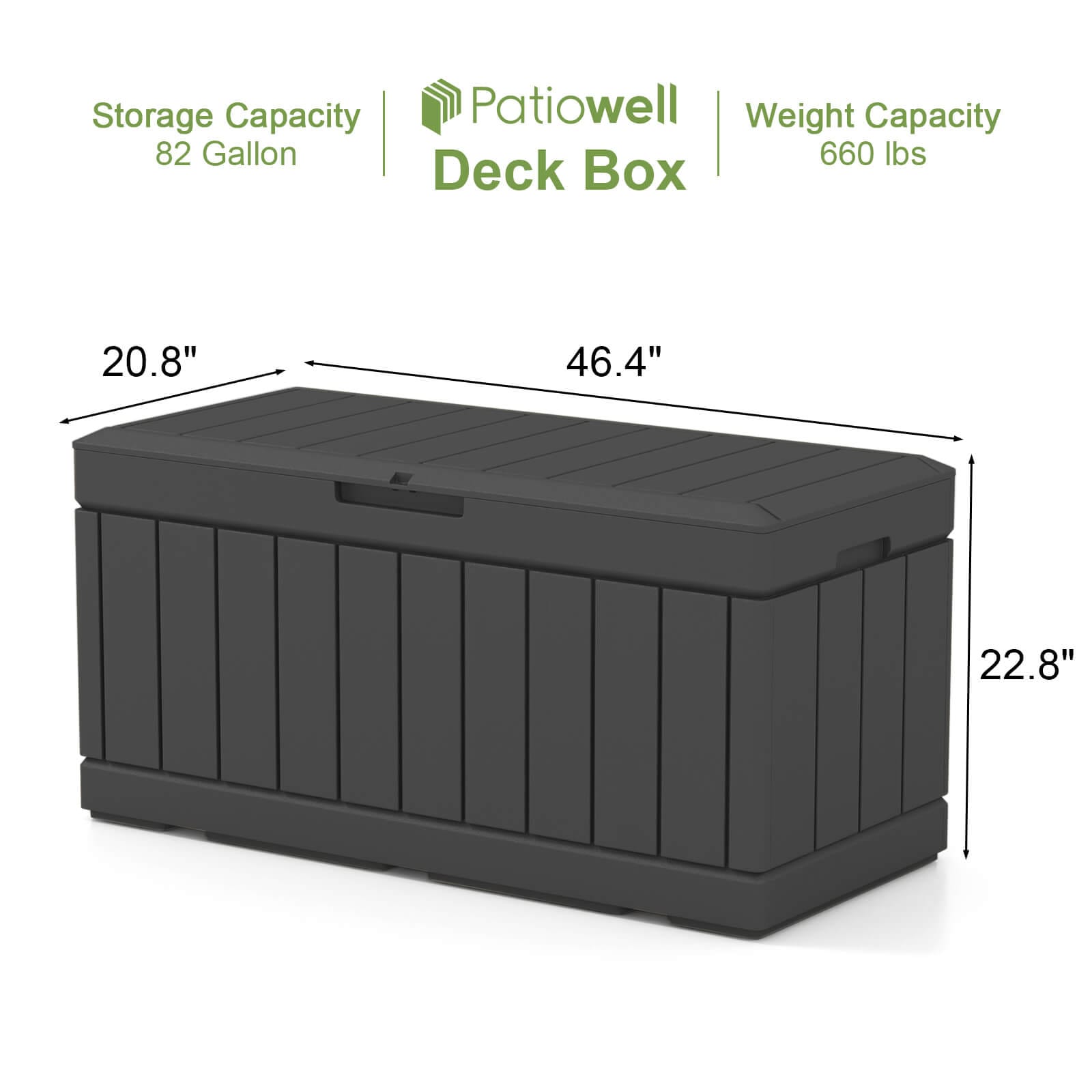 Patiowell WES-PSB22-0093-0 Deck-Boxes - View #10