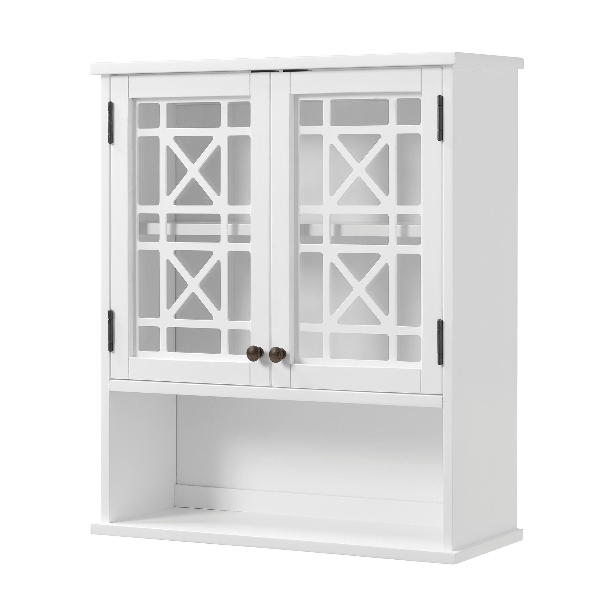 Alaterre Furniture ANDE74789WH Linen-Cabinets - View #5