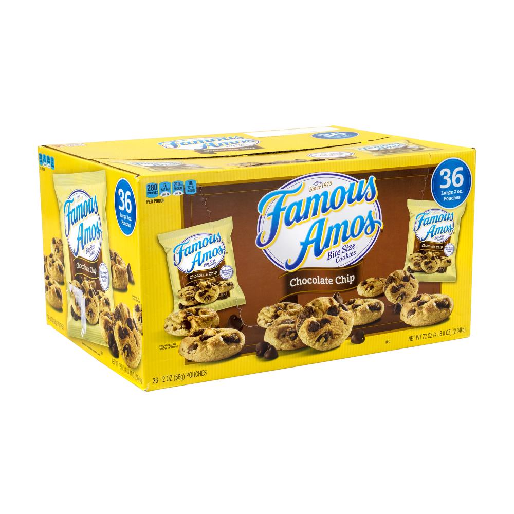 Famous Amos Chocolate Chip Cookies 2 Oz Bag Pack Of 42 - Office Depot