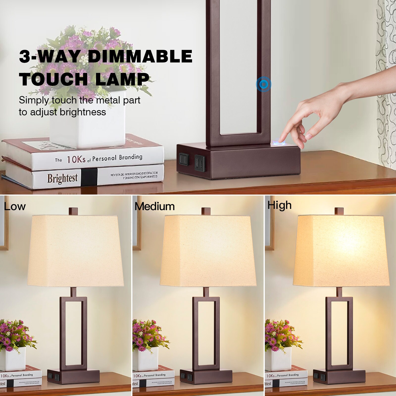 UrFurnishings TD-269 Table-Lamps - View #6