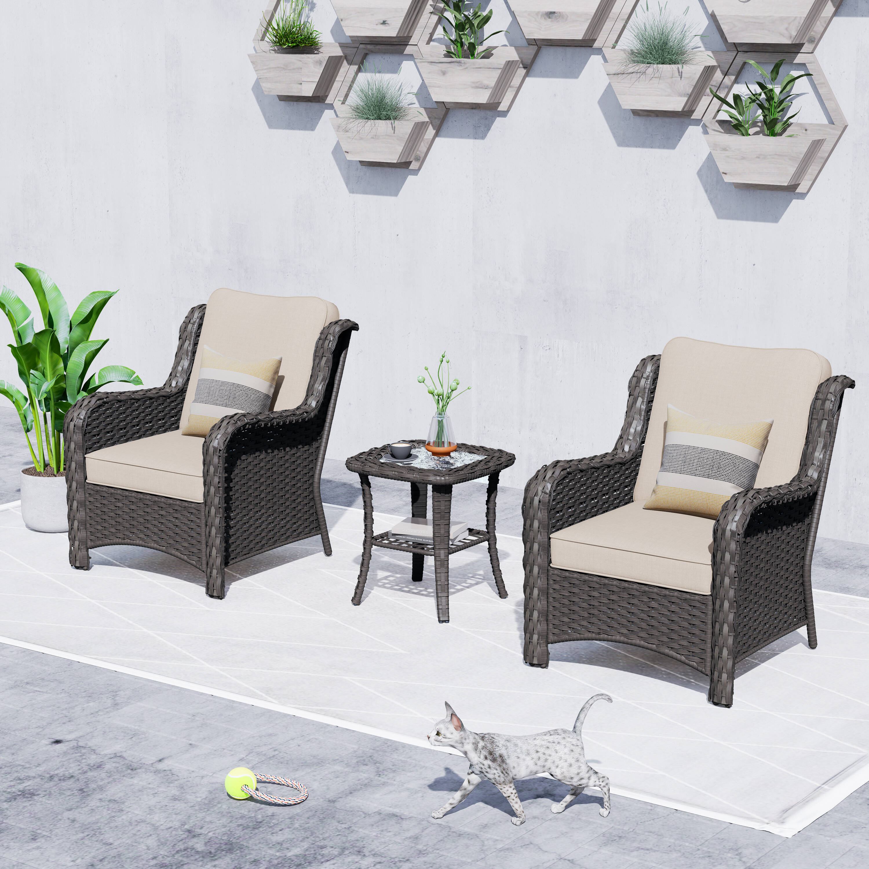 Lowes high back online patio chairs