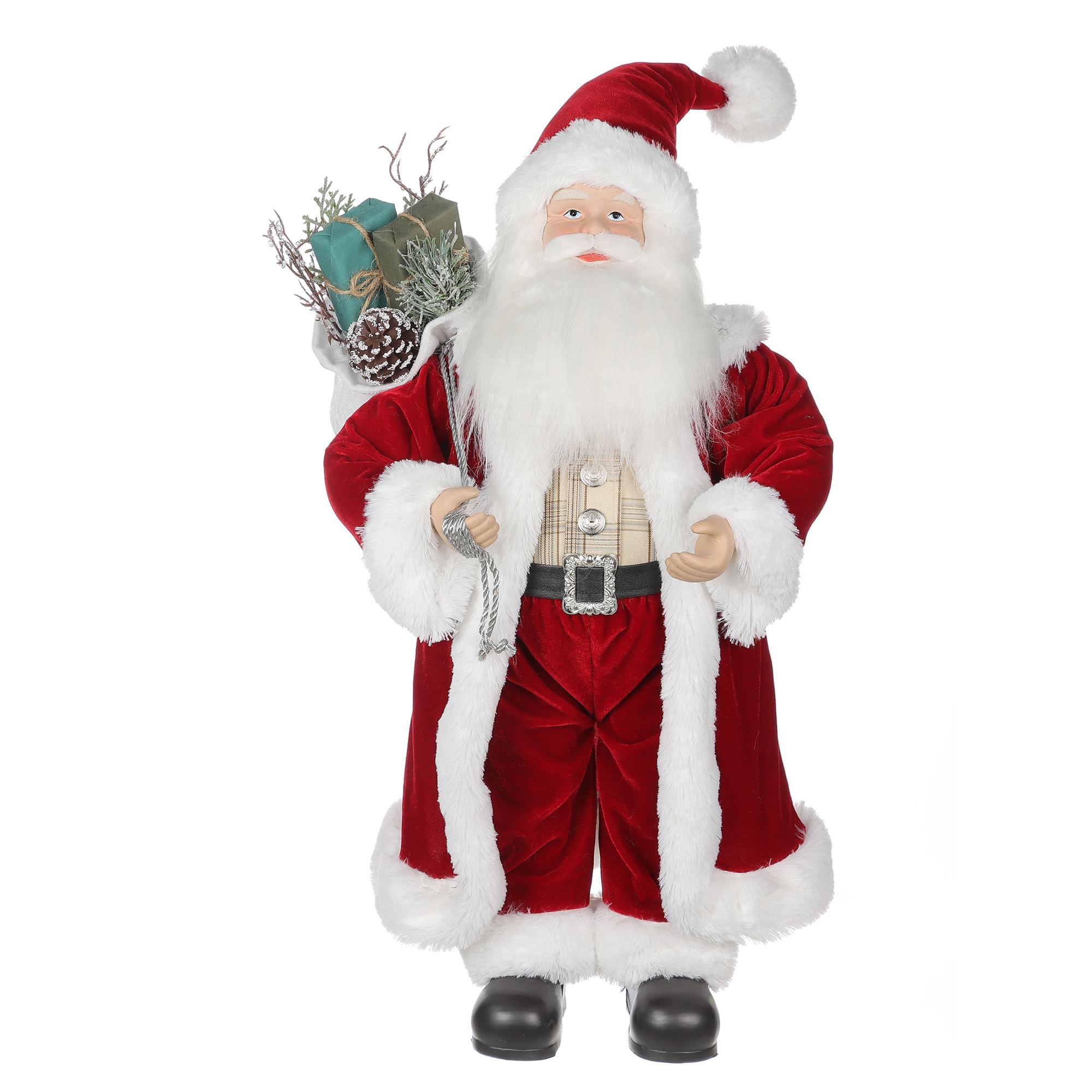 Holiday Living LW01-OXJE027VR 24-Inches Tabletop Decoration Santa Christmas Decor