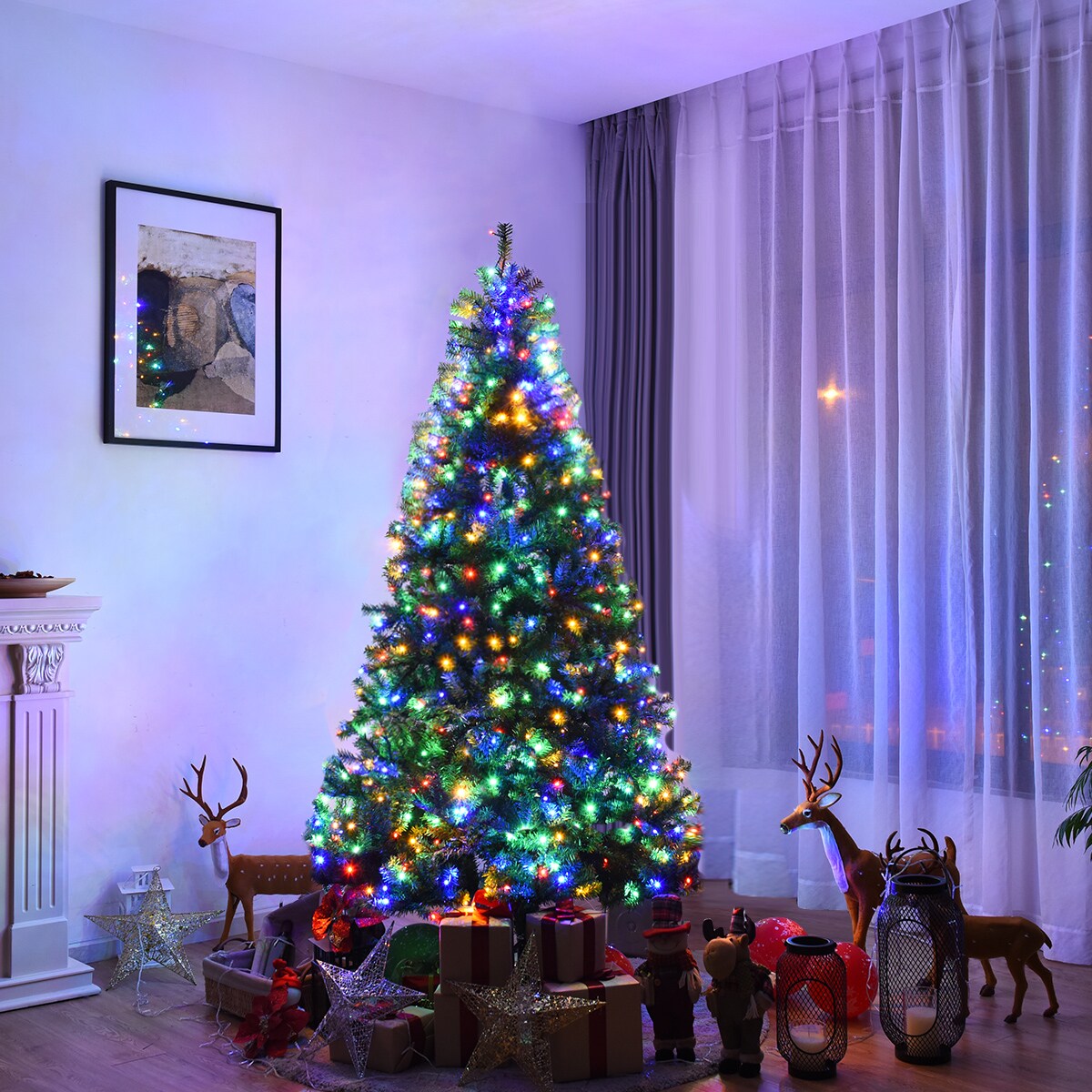 Costway CM20680 Artificial-Christmas-Trees - View #7