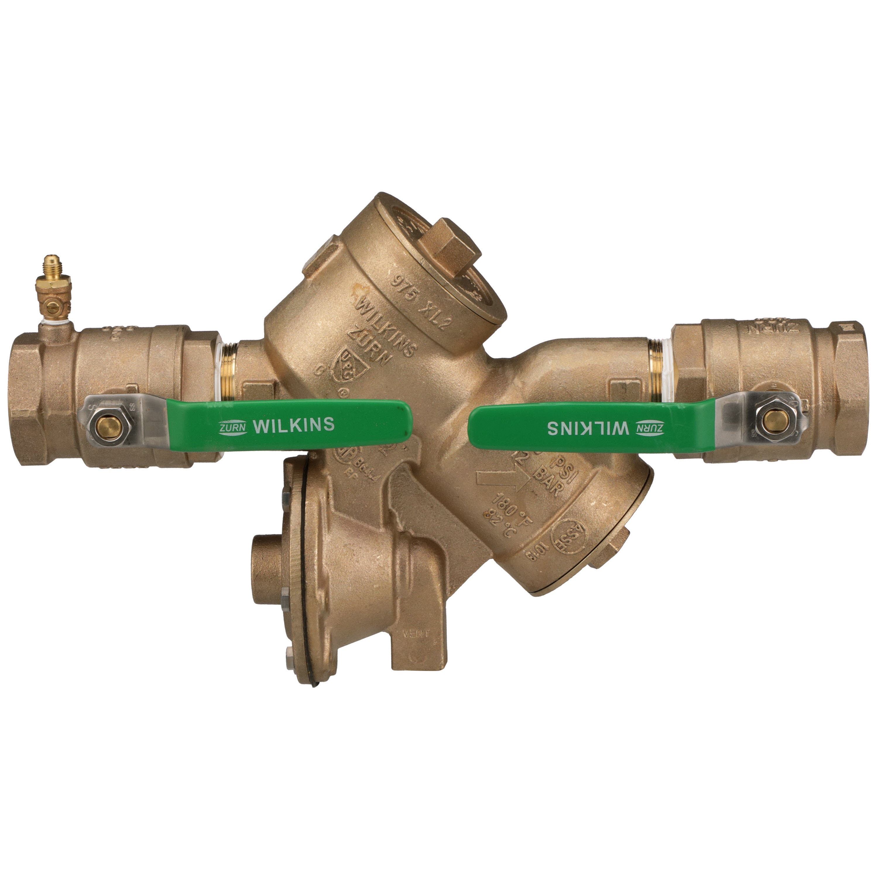 Zurn Wilkins 2-975XL2FT 2-in Bronze FNPT Reduced Pressure Backflow Preventer