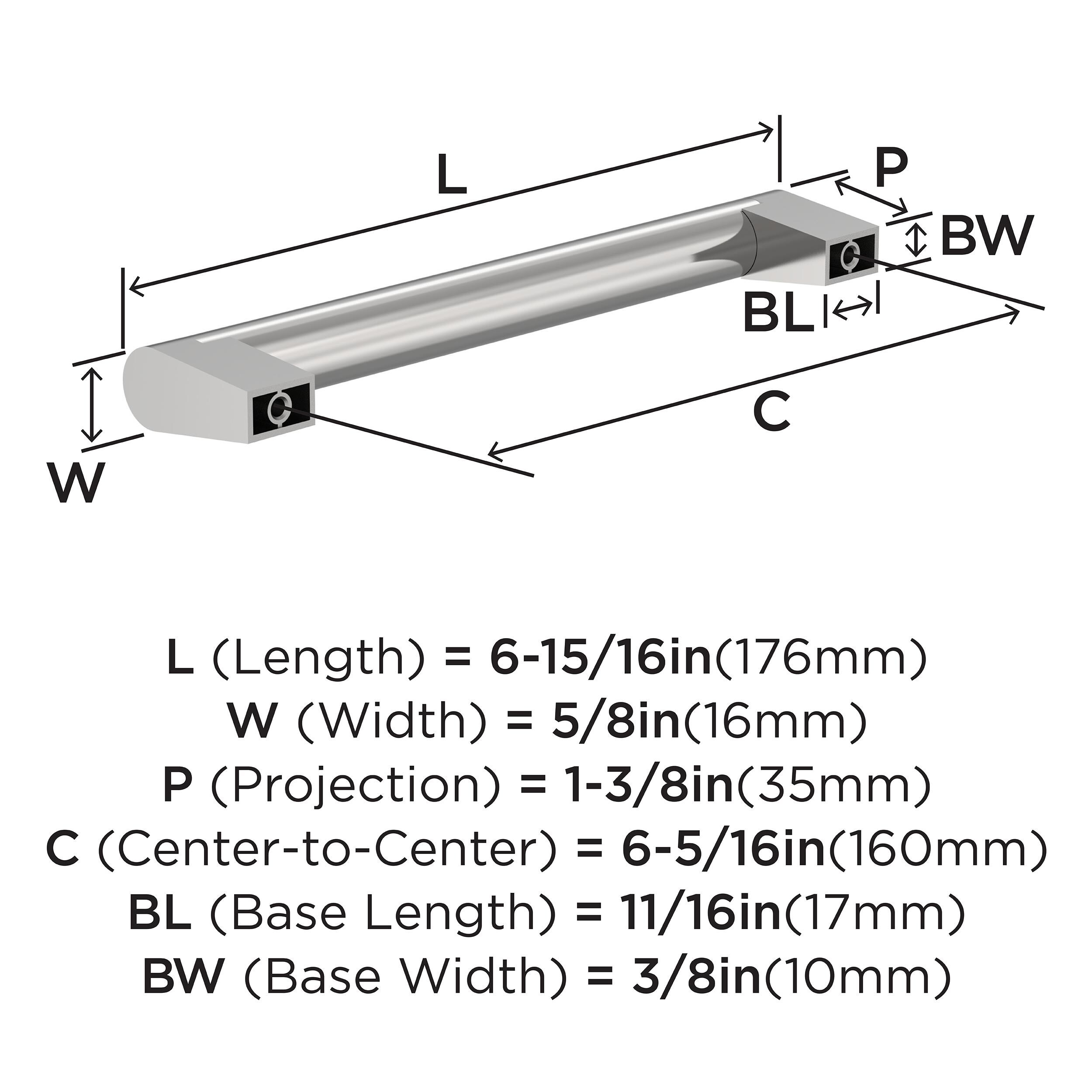 Amerock 10VMP3714326 Cabinet-Pulls - View #4