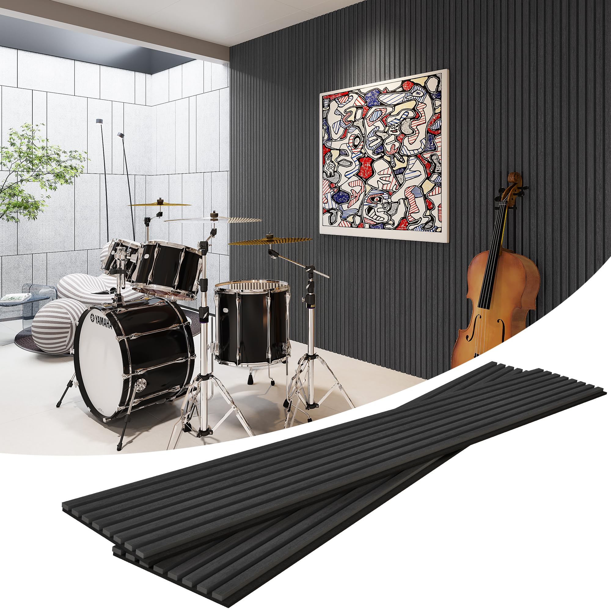 LOVMOR SF-R-MDF-2-BK Wall-Panels - View #2