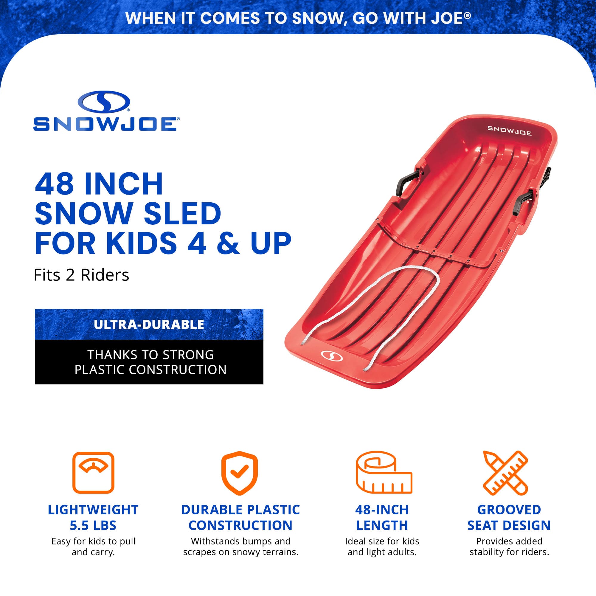 Snow Joe 414149 Snow-Sleds - View #2