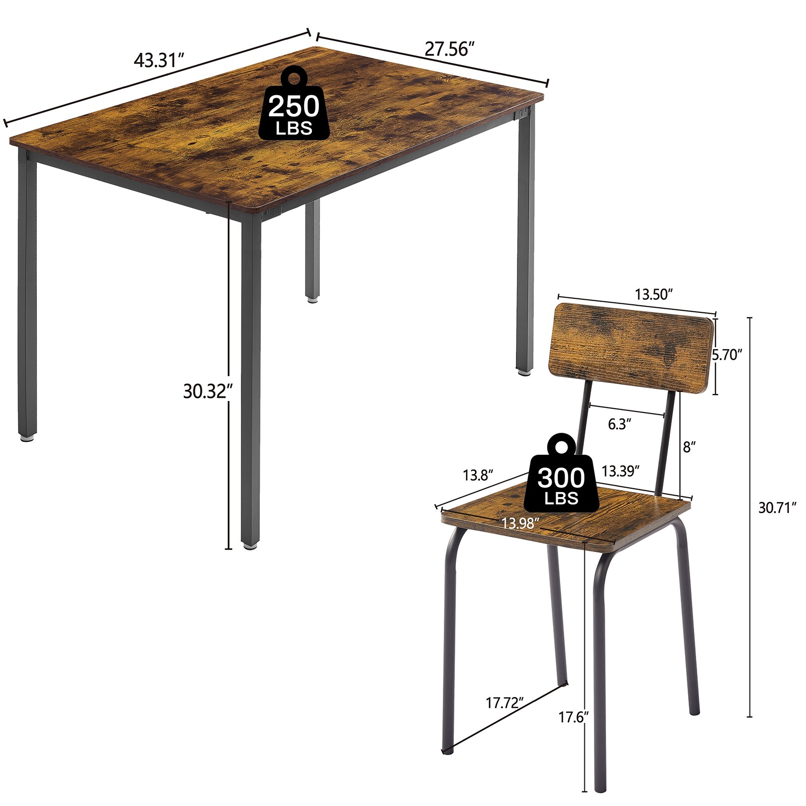 WELLFOR TRX-267AM Dining-Sets - View #19