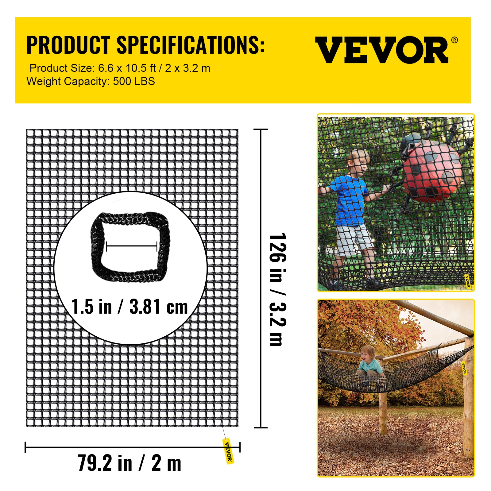 VEVOR PPWHSB6.5X9.8LGLPV0 climbers - View #8