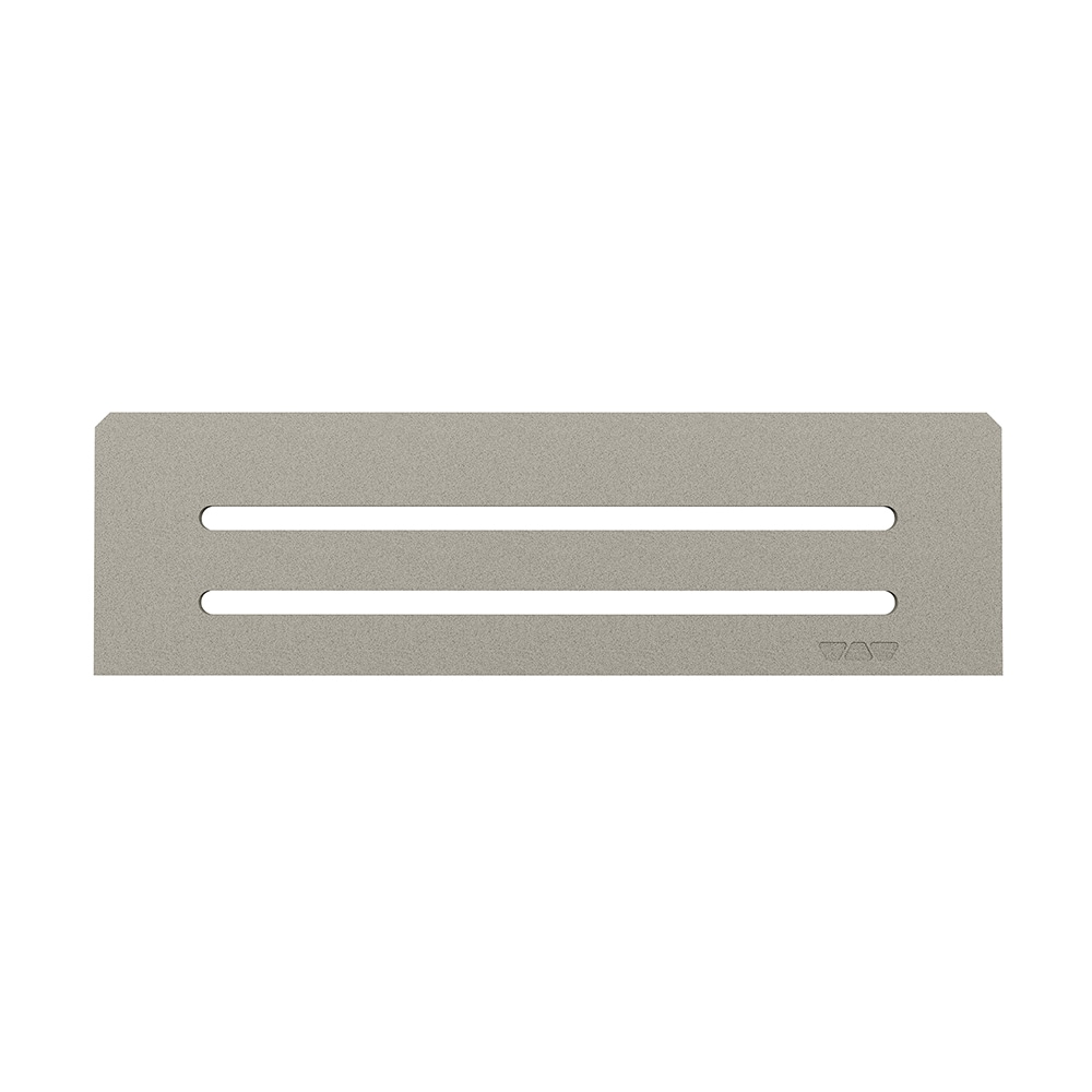 Schluter Systems SNS1D10TSSG Shelf Rectangular Niche Wave Stone Grey