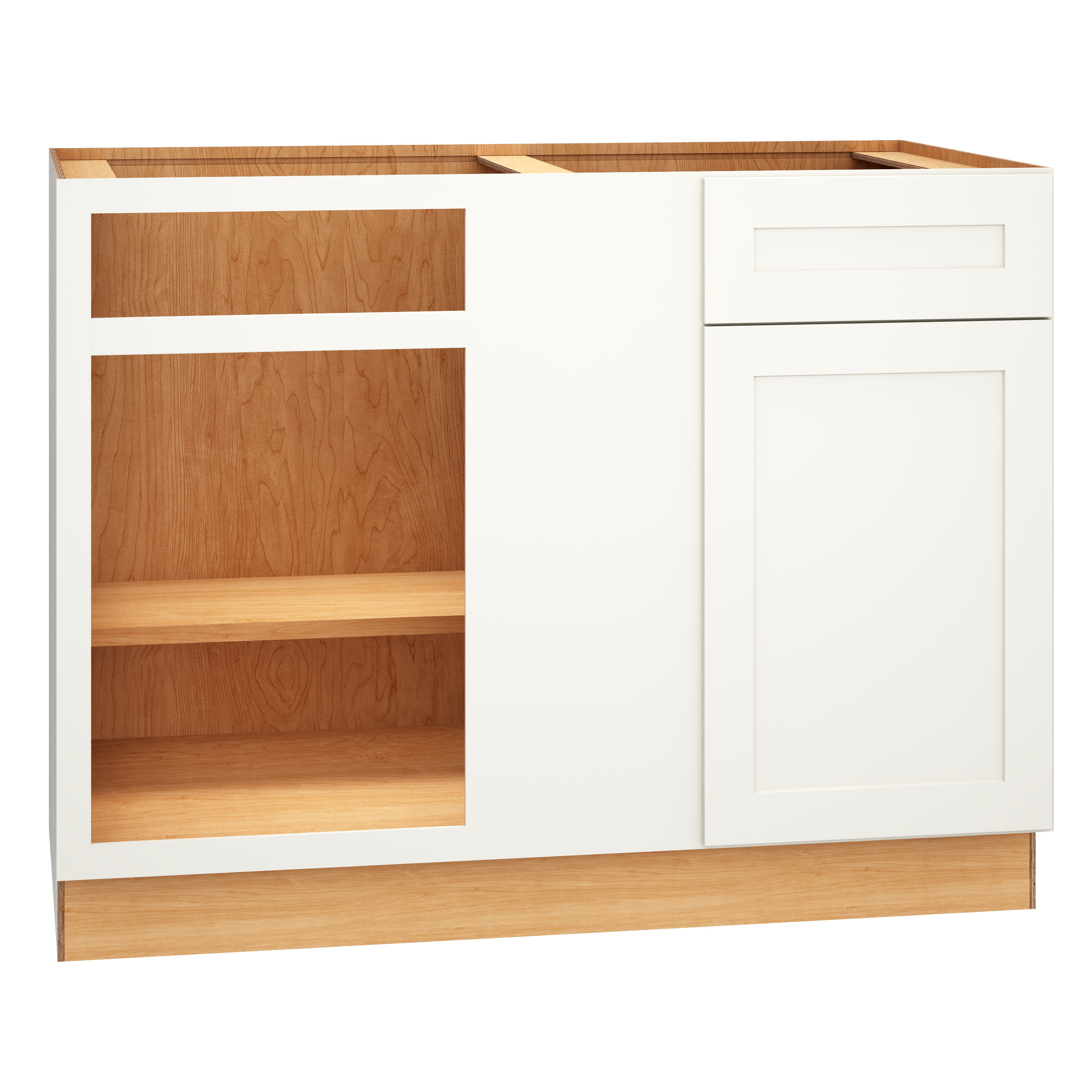 Buy Colorado White Shaker Cabinets - Base End Shelf Cabinet 24