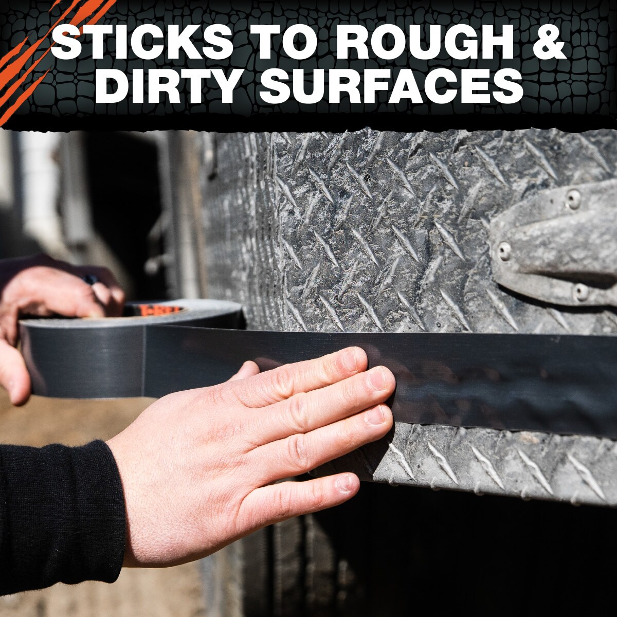 T-Rex Brute Force Black Duct Tape 1.88-in x 20 Yard(s) 286983 at