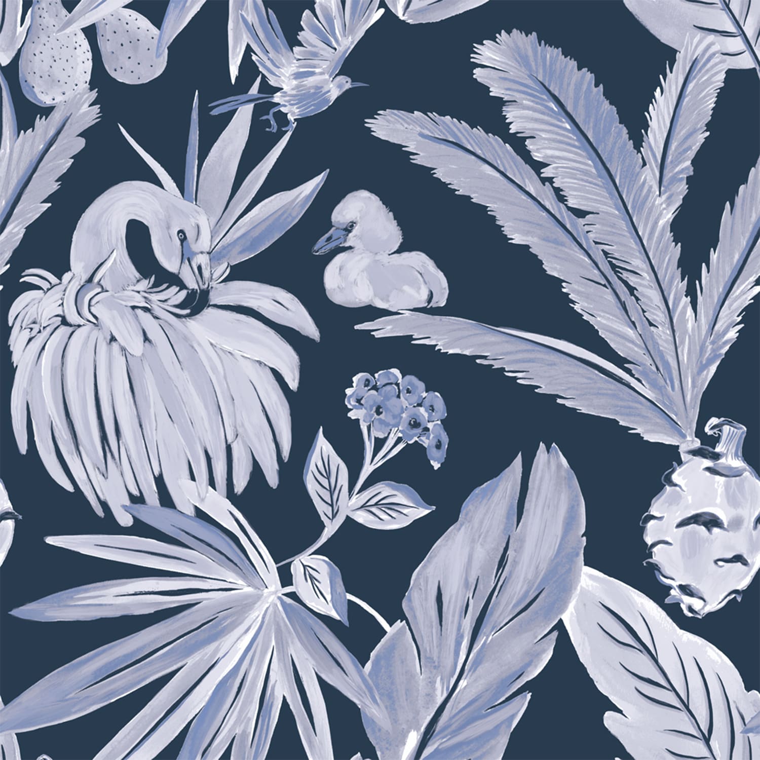Tempaper FS14159 28-sq ft Sea Vinyl Animals Self-adhesive Peel and Stick Wallpaper
