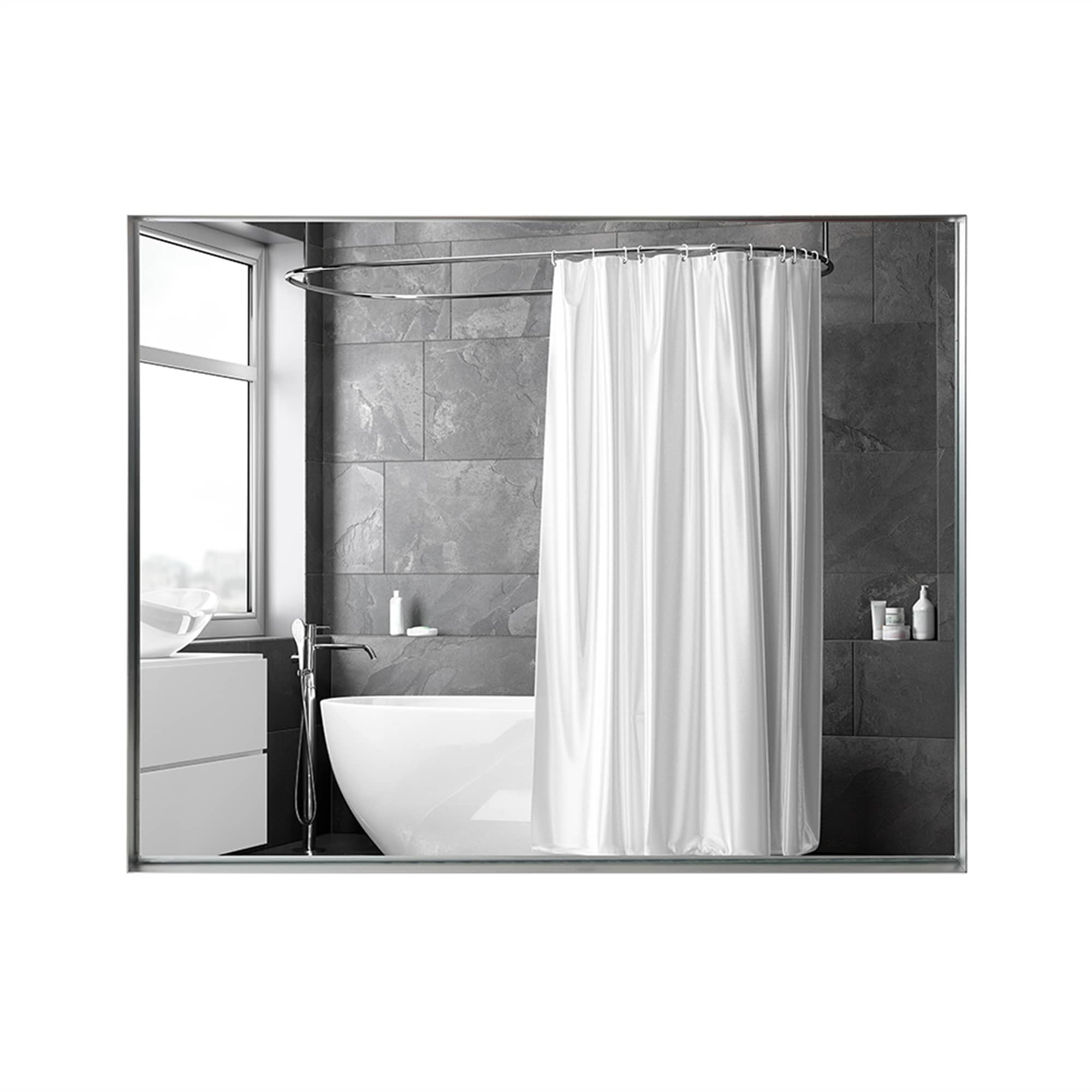 BABOOM BOM-1126966-OR Framed-Bath-Mirrors - View #2