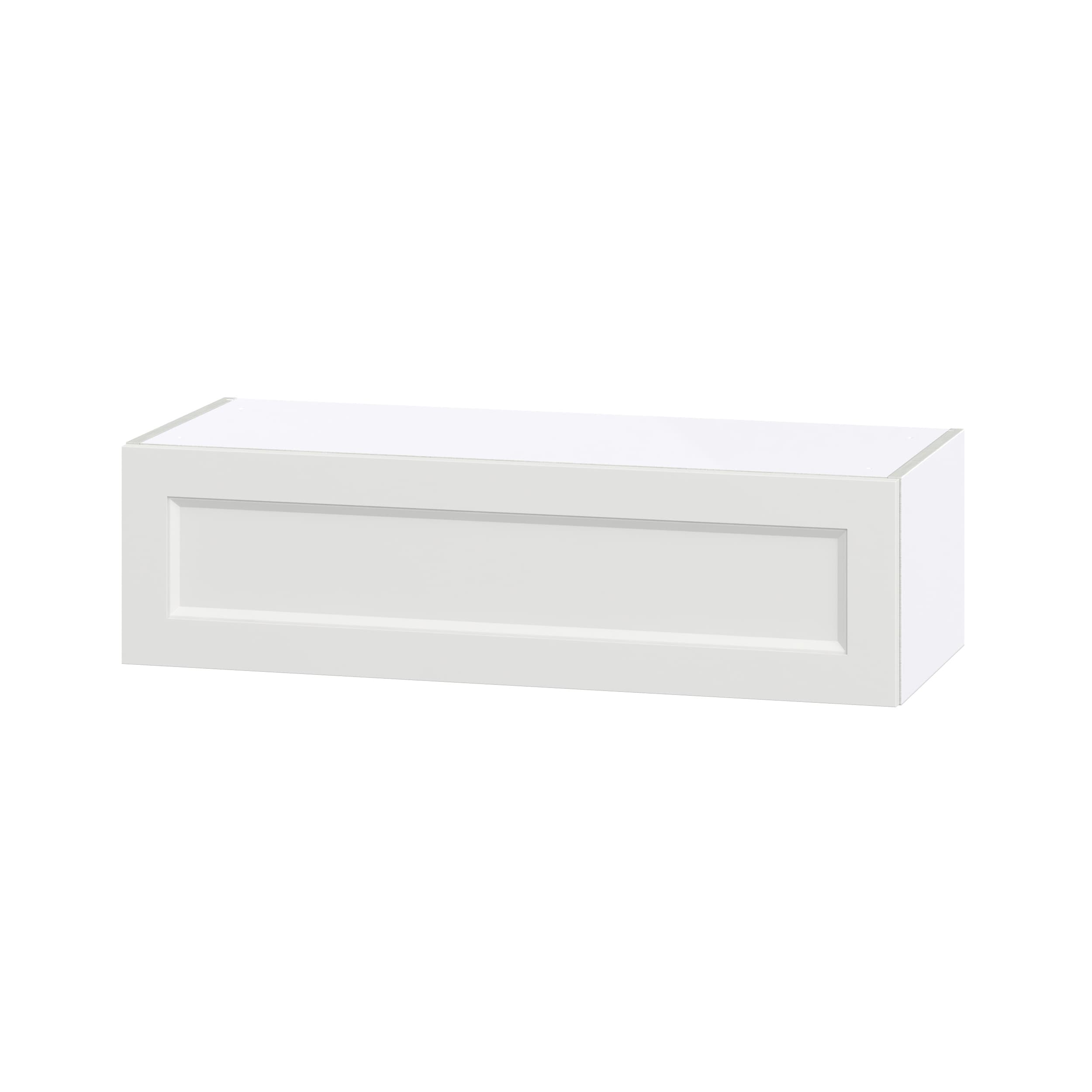Hugo&Borg Riviera 36-in W x 30-in H x 14-in D Bright White Wall Fully Assembled Cabinet (Recessed Panel Shaker Door Style)