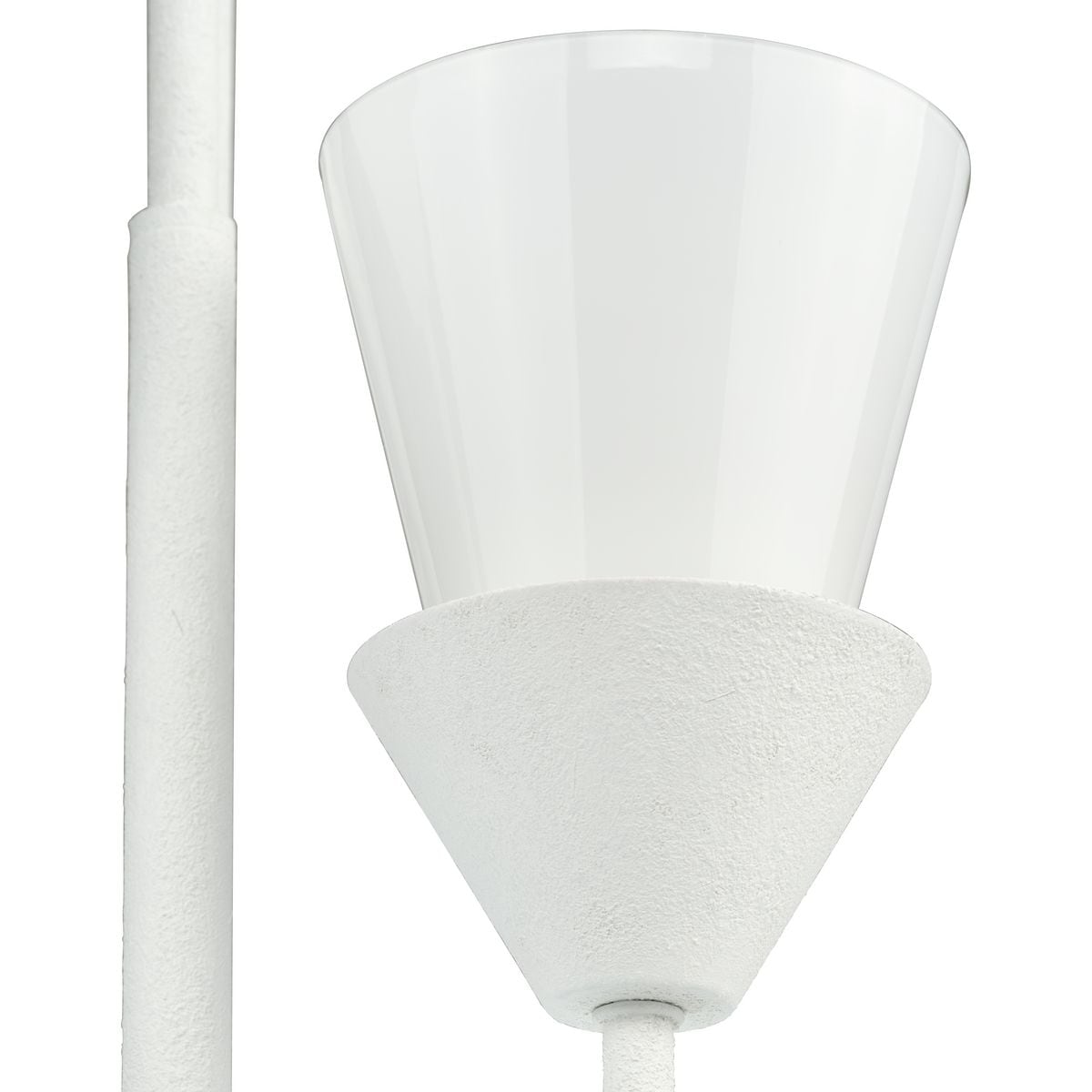 Pinellas 30" White Plaster Candle Style Chandelier