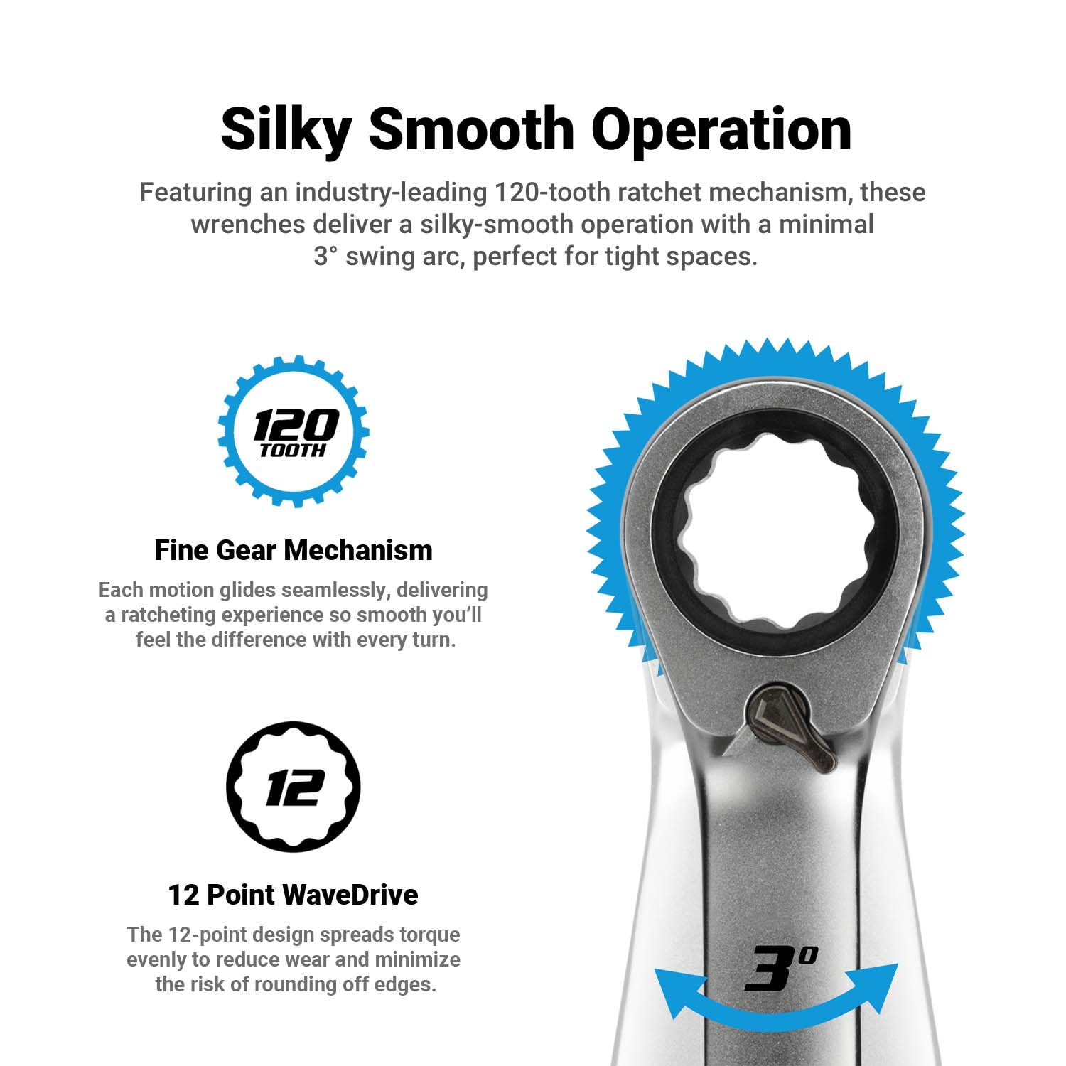 Capri Tools CP15800-8ST Ratcheting-Wrench-Sets - View #2