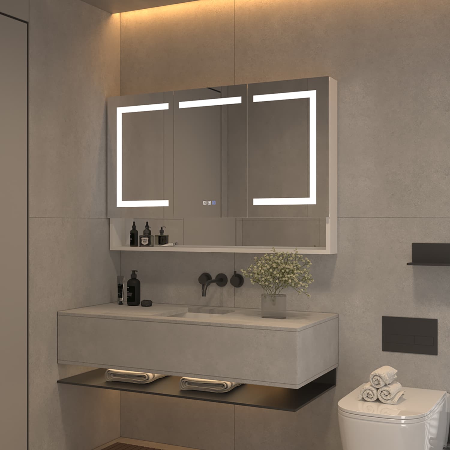 waterpar WPLO-4832V5FX Bathroom-Medicine-Cabinets - View #4