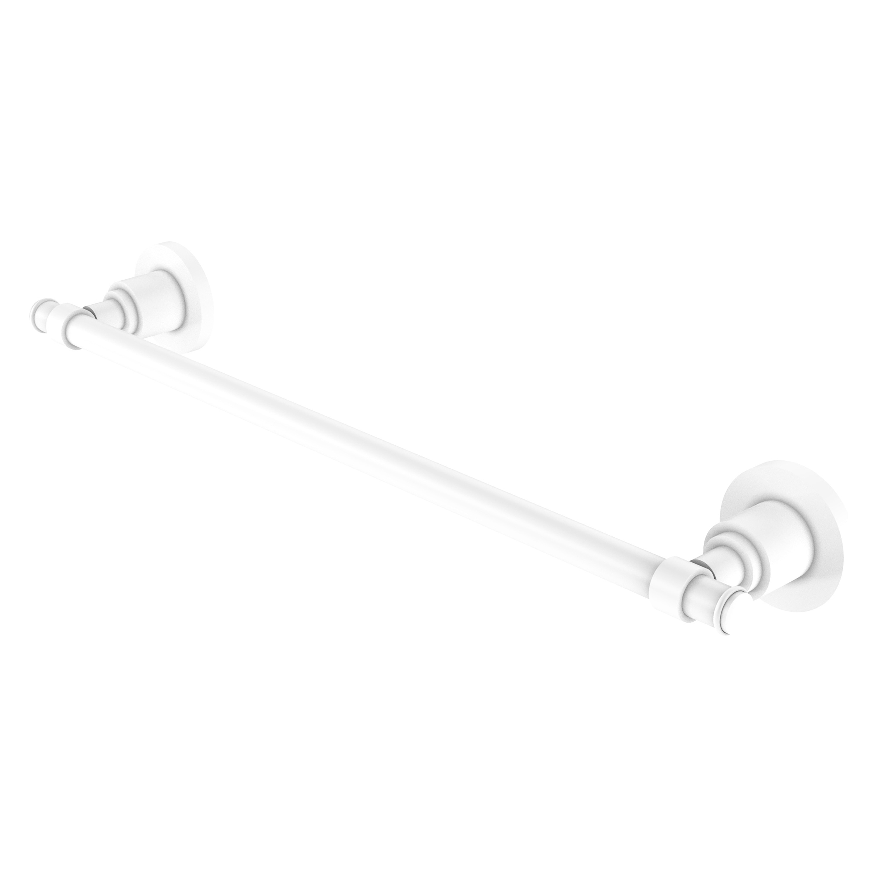 Allied Brass WS-41/36-WHM Washington Square 36-in Matte White Wall mount Single Towel Bar