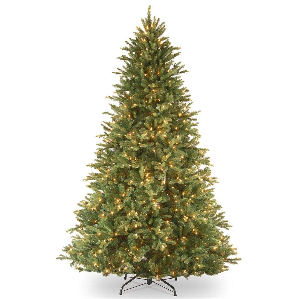 National Tree Company PETF3-D00-75 7.5-Feet Tiffany fir Pre-lit Artificial Christmas Tree with Multicolor LED Lights