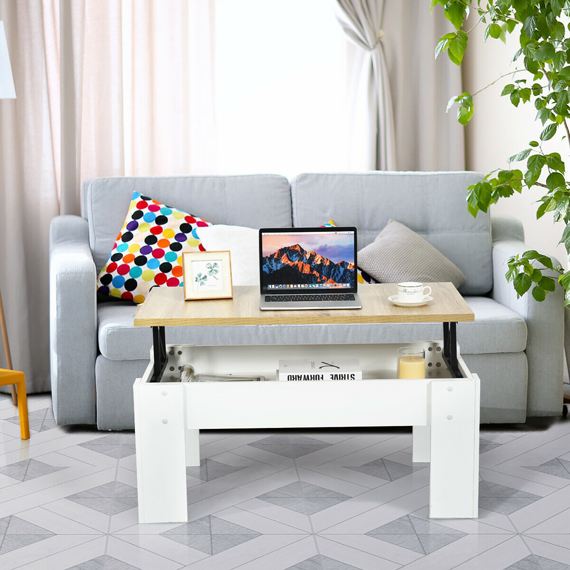 Costway HW64428WH Coffee-Tables - View #9