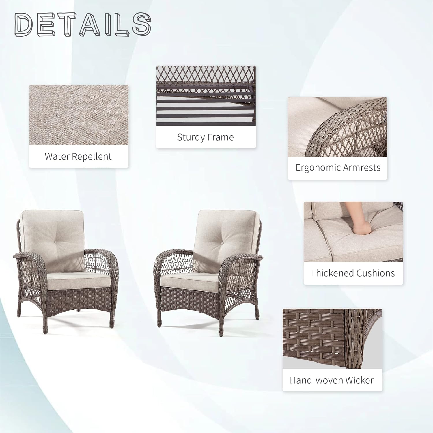 CESICIA QS-038 Patio-Chairs - View #2