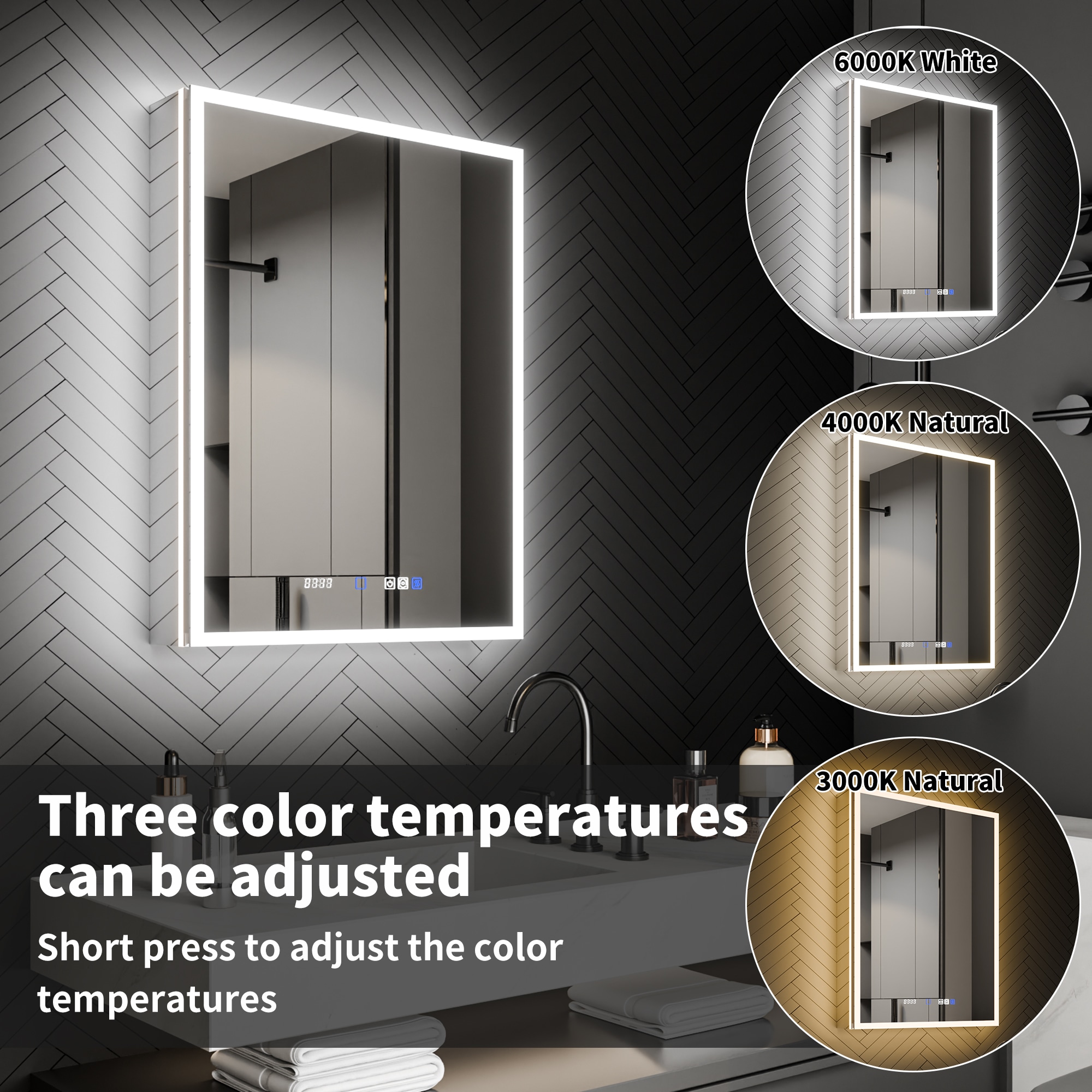 ExBrite EXMC2436V12RX Bathroom-Medicine-Cabinets - View #4