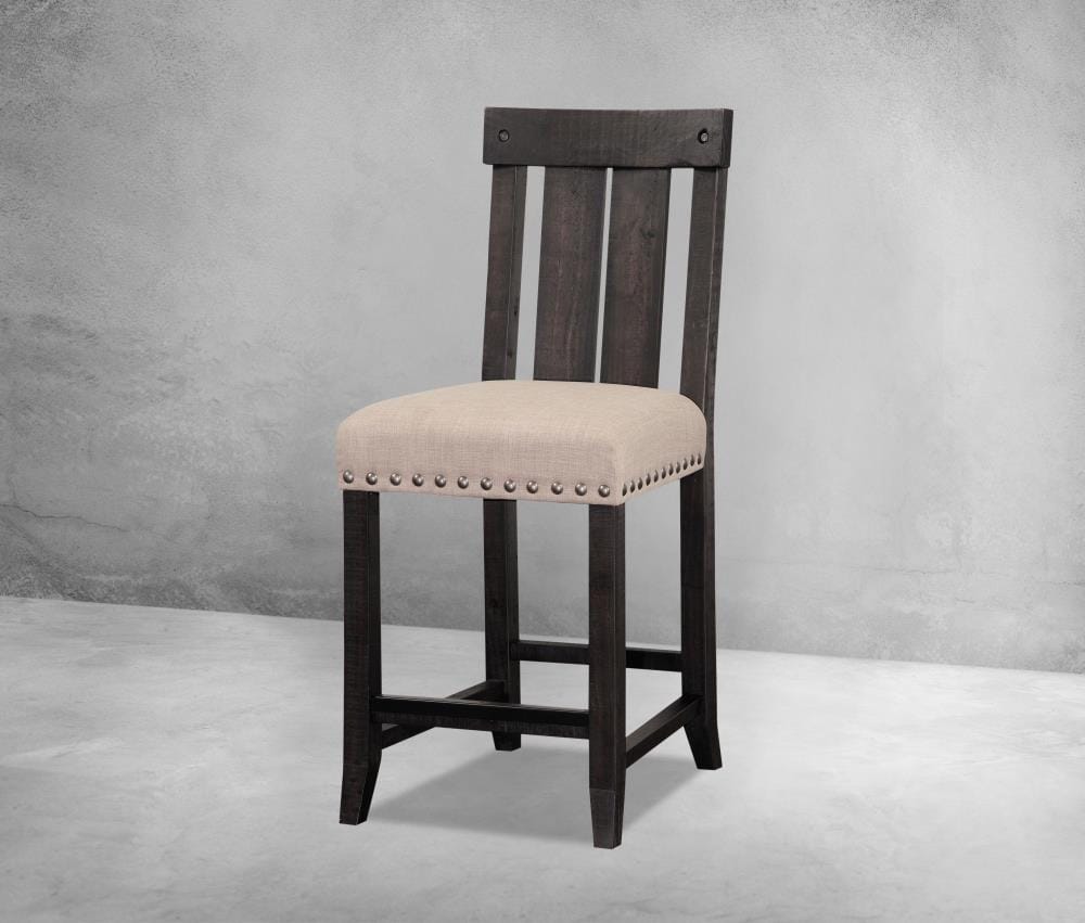 Modus Furniture 7YC970W Yosemite Set of 2 Cafe 24-in H Counter height Upholstered Wood Bar Stool