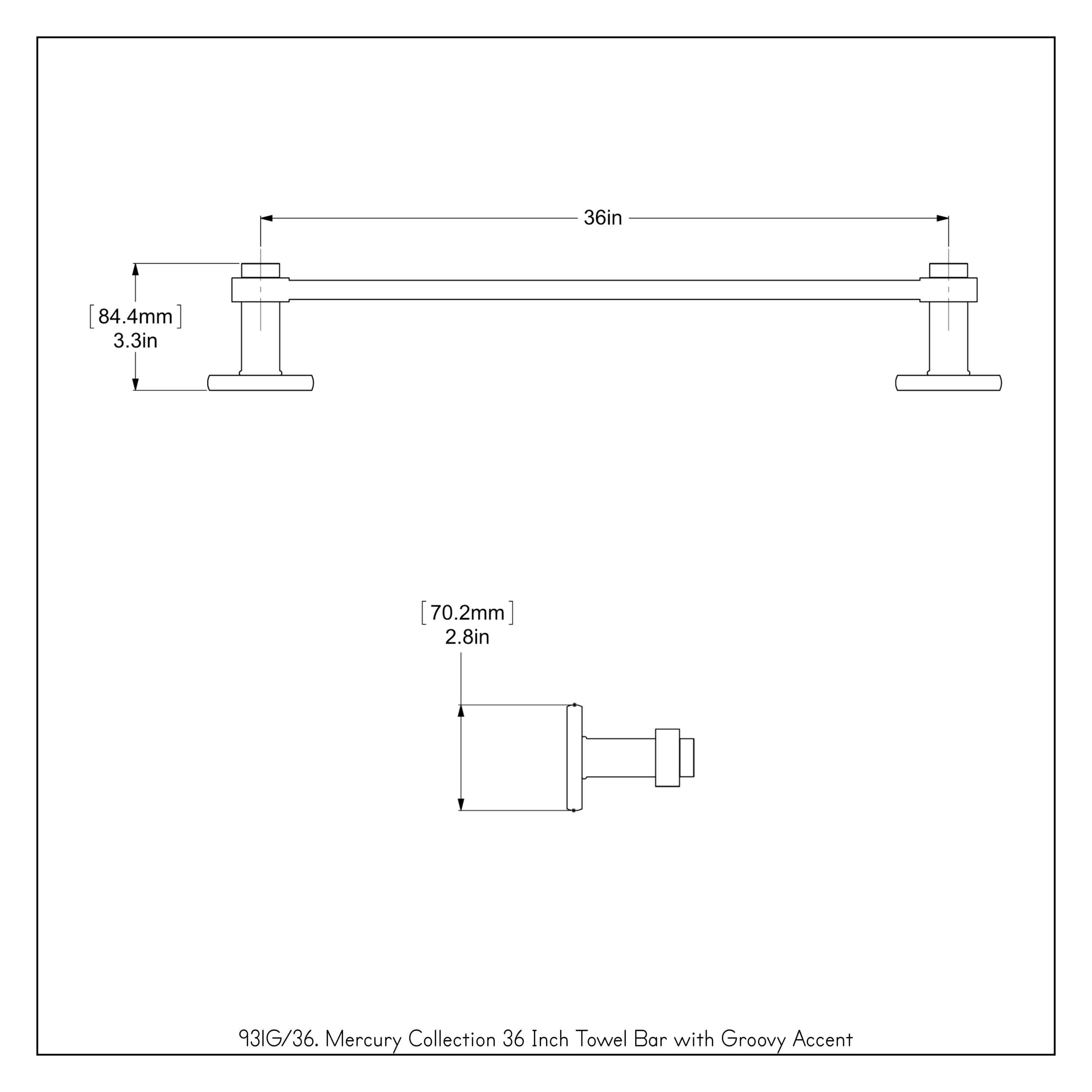 Allied Brass 931G/36-SBR d060350 - View #3