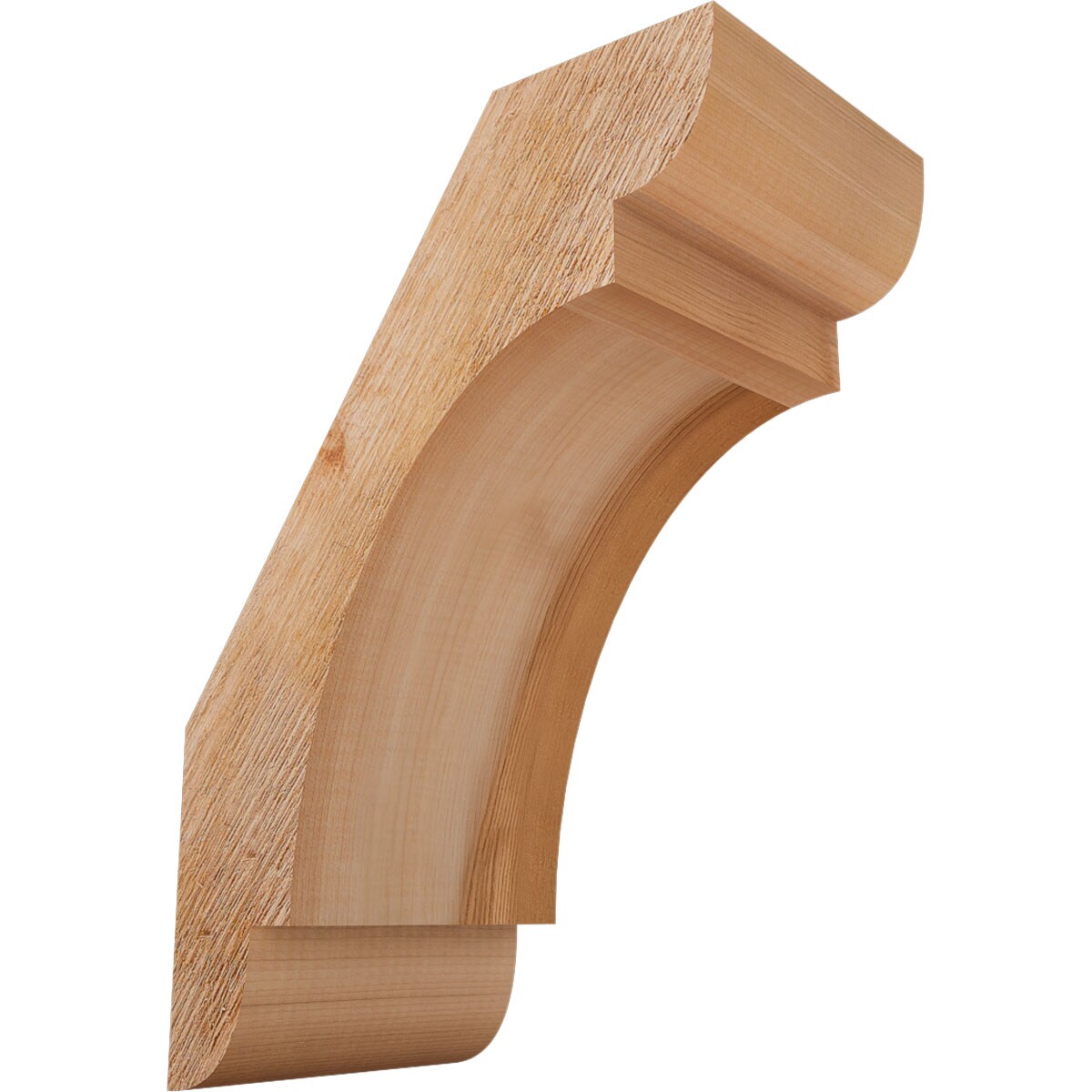 Ekena Millwork BRC06X10X14OLY00RWR 6-in x 10-in x 14-in Western Red Cedar Unfinished Wood Olympic rough sawn