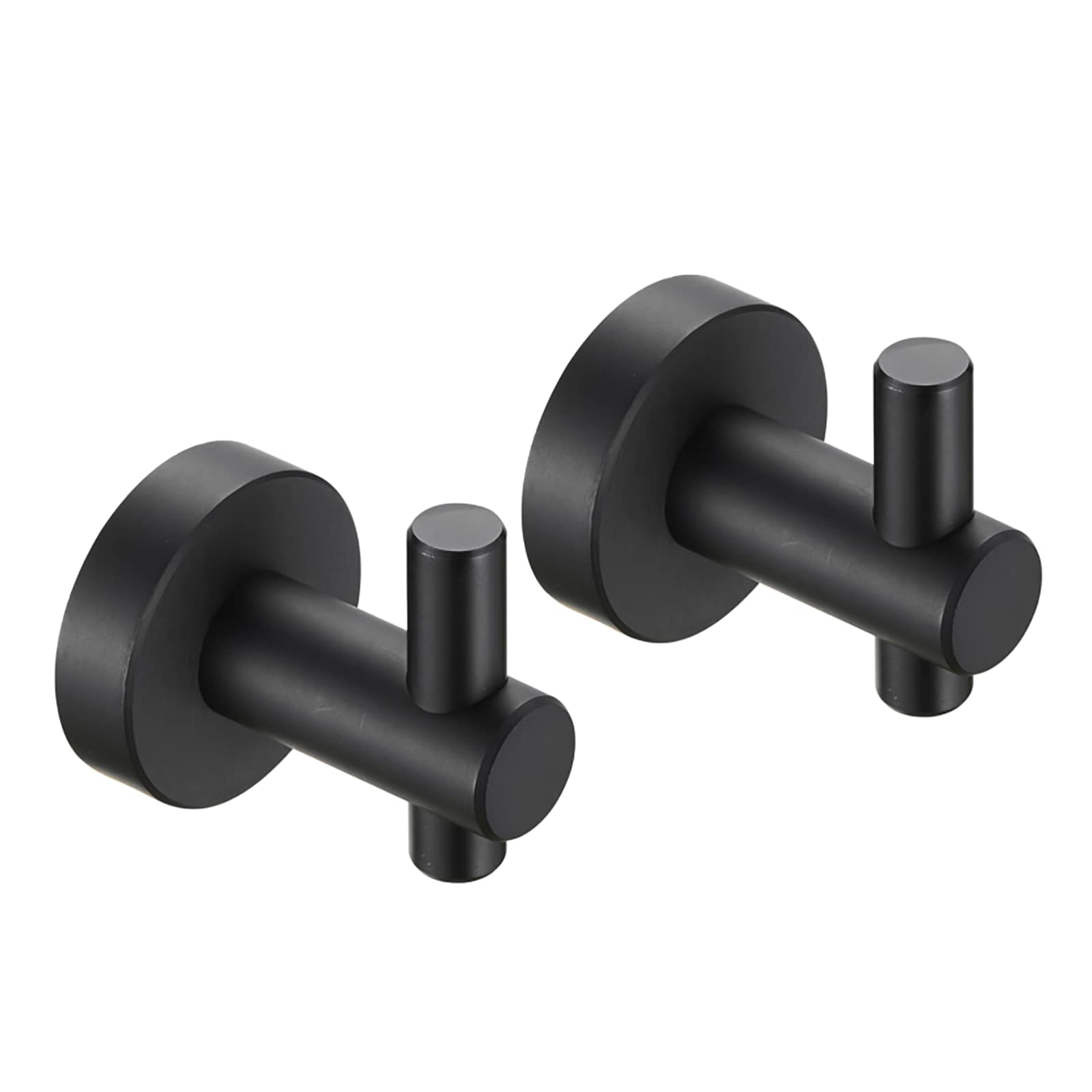 Sir Faucet TOHLAR-002 2 -Piece BLACK Decorative Bathroom Hardware Set ,Robe Hook Included